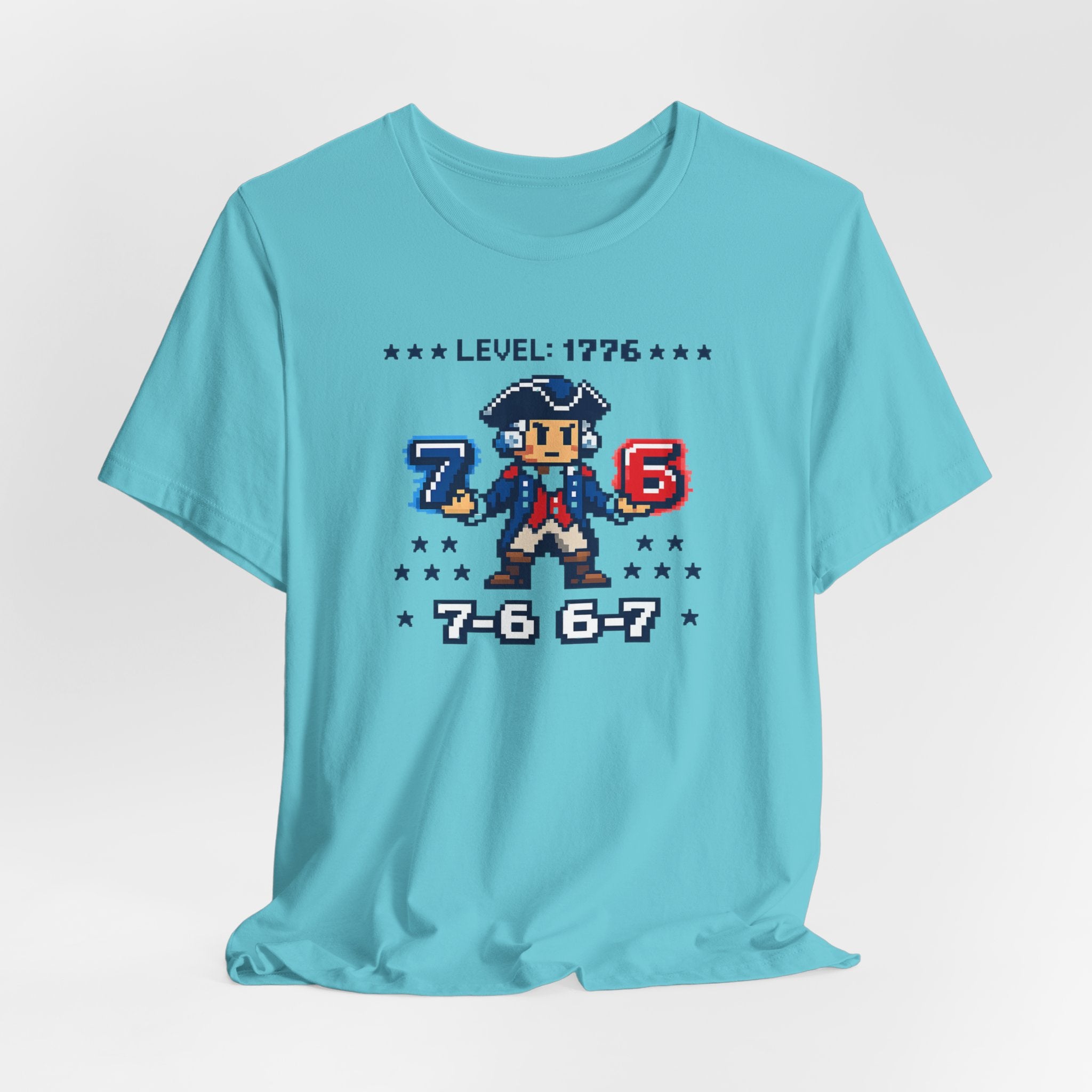 8-Bit George Washington 6-7 7-6 T-Shirt
