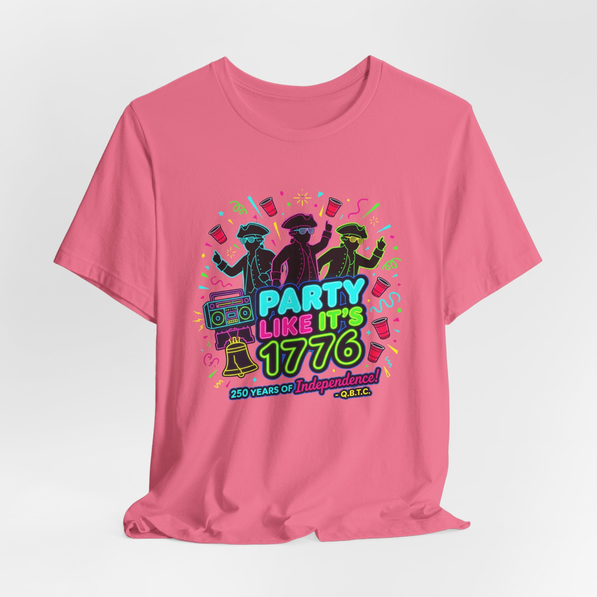 Party Like It's 1776 1980's-Style T-Shirt