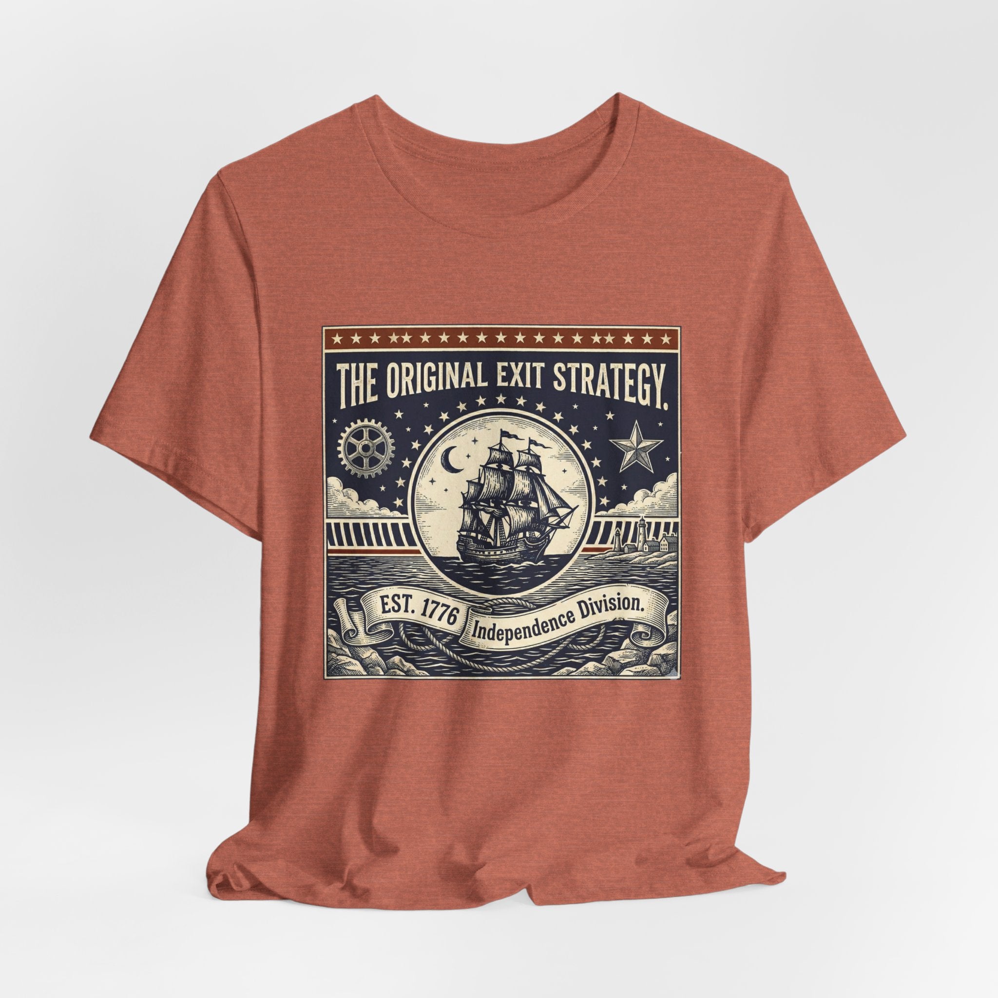 1776 The Original Exit Strategy - Independent Division T-Shirt