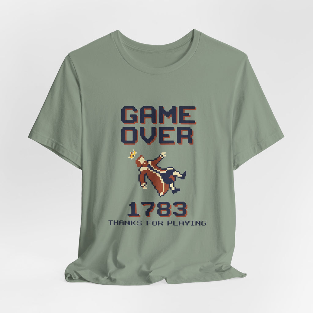 8-Bit Game Over King George 1783 T-Shirt
