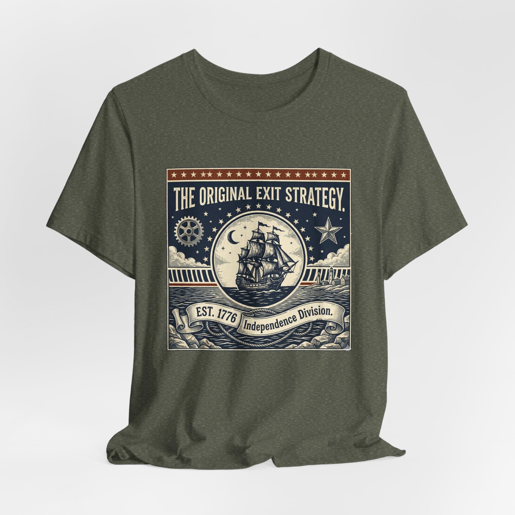 1776 The Original Exit Strategy - Independent Division T-Shirt