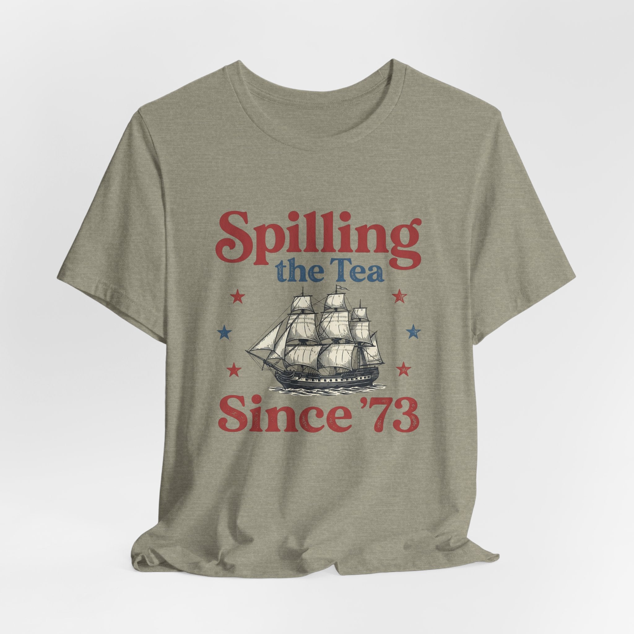Spilling The Tea Since '73 Classic Cargo Ship T-Shirt
