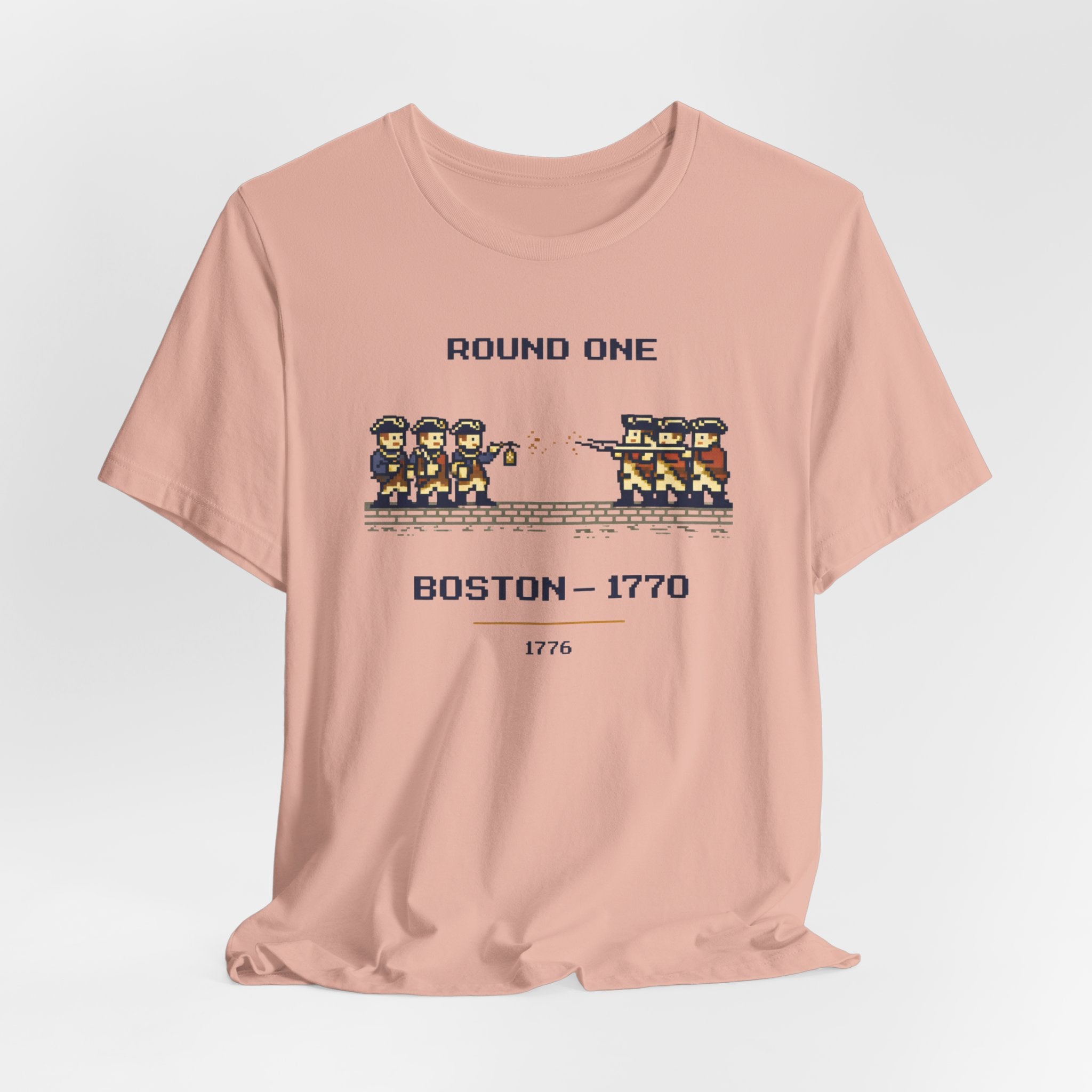 8-Bit Boston Round One 1770 T-Shirt