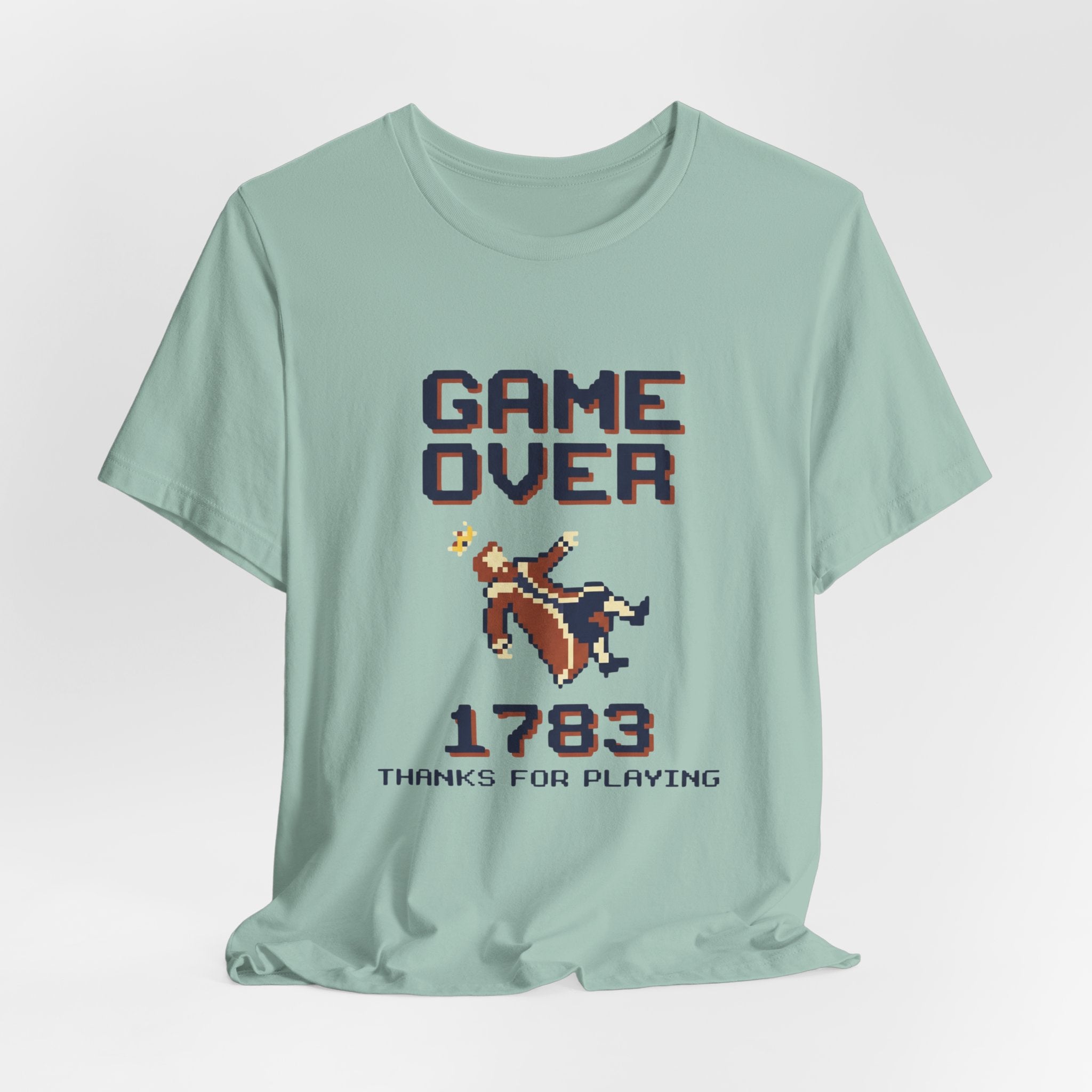 8-Bit Game Over King George 1783 T-Shirt