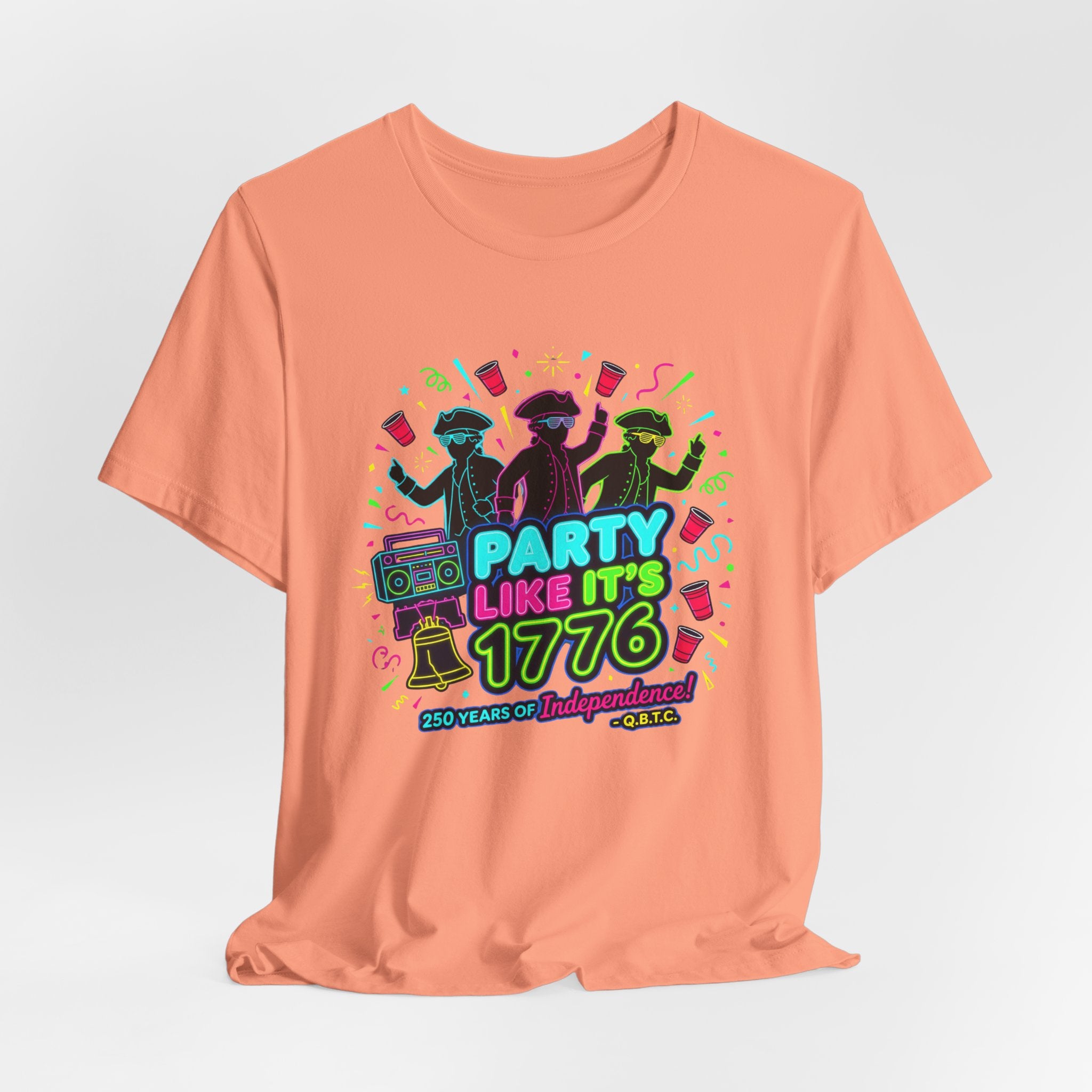 Party Like It's 1776 1980's-Style T-Shirt