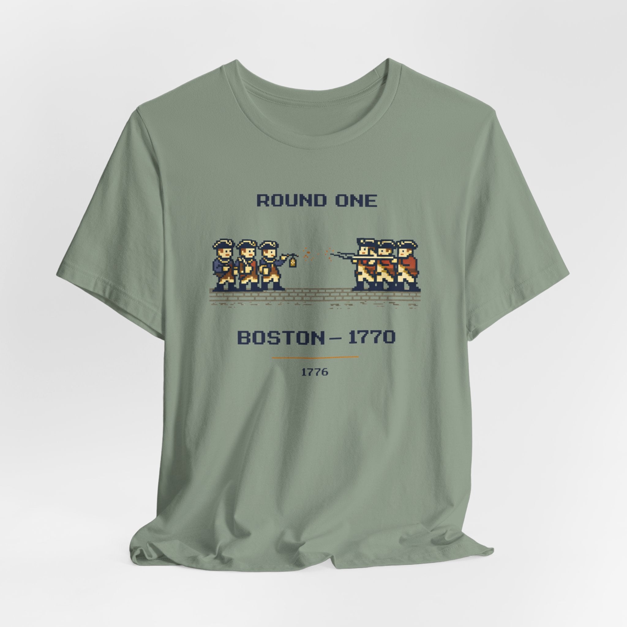 8-Bit Boston Round One 1770 T-Shirt