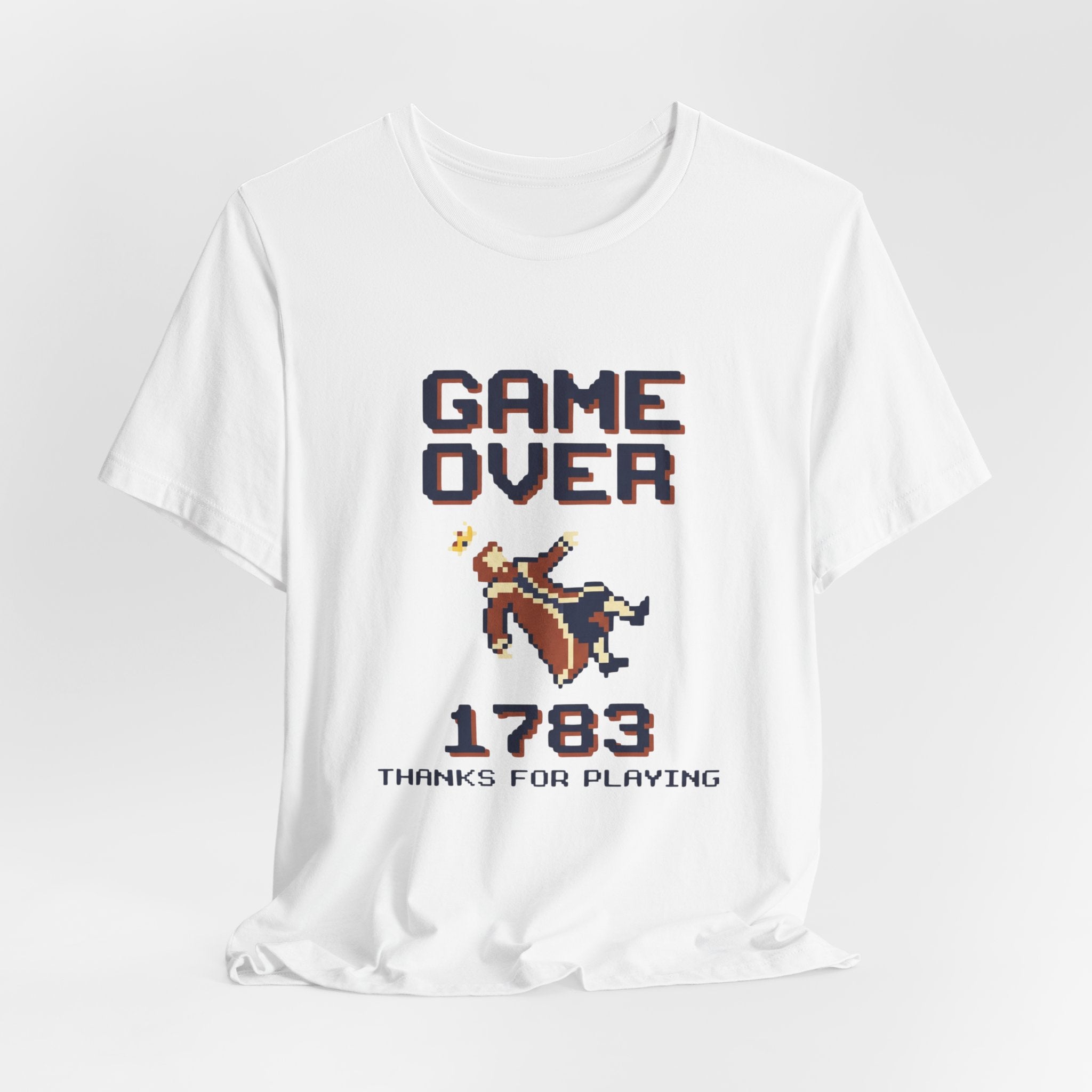 8-Bit Game Over King George 1783 T-Shirt
