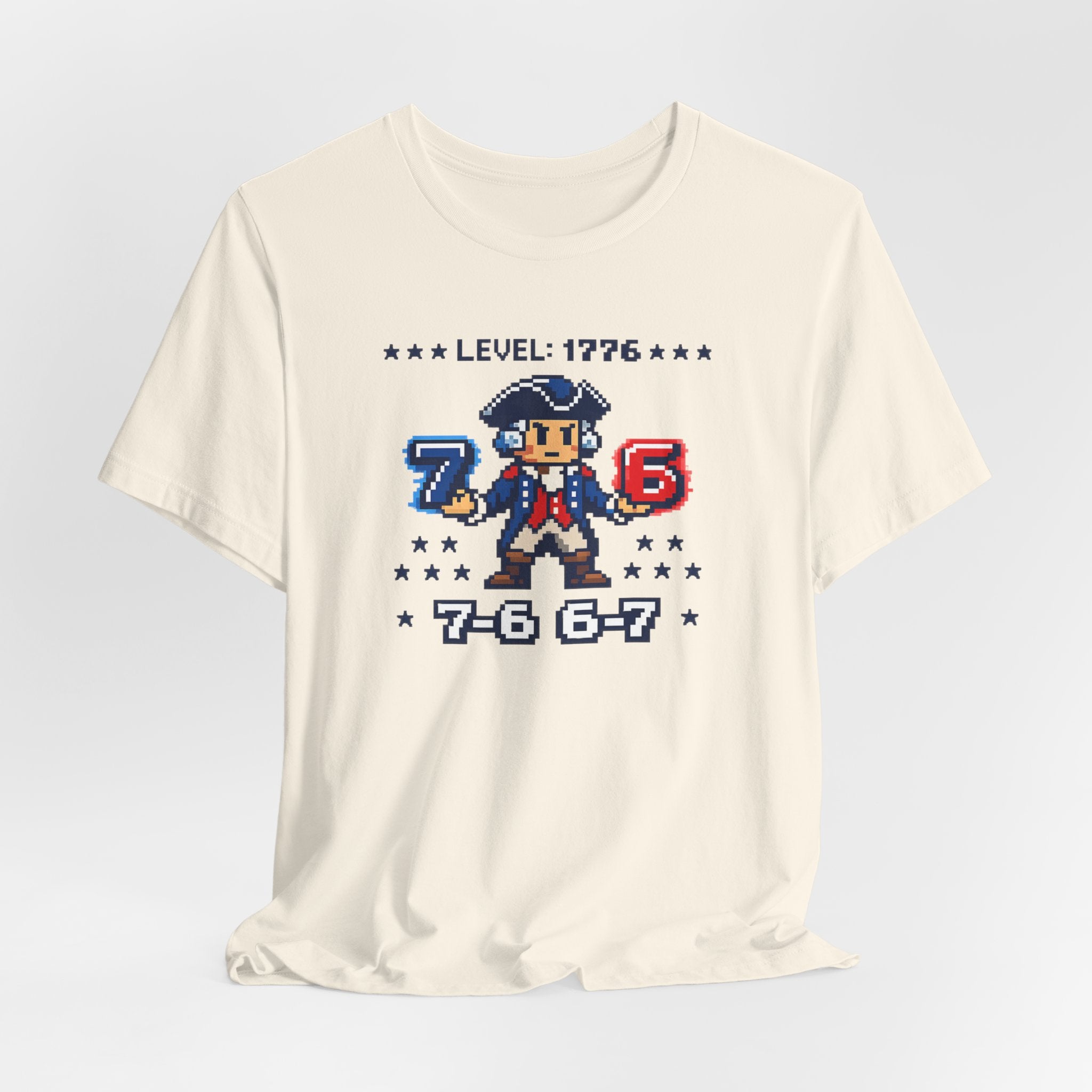 8-Bit George Washington 6-7 7-6 T-Shirt