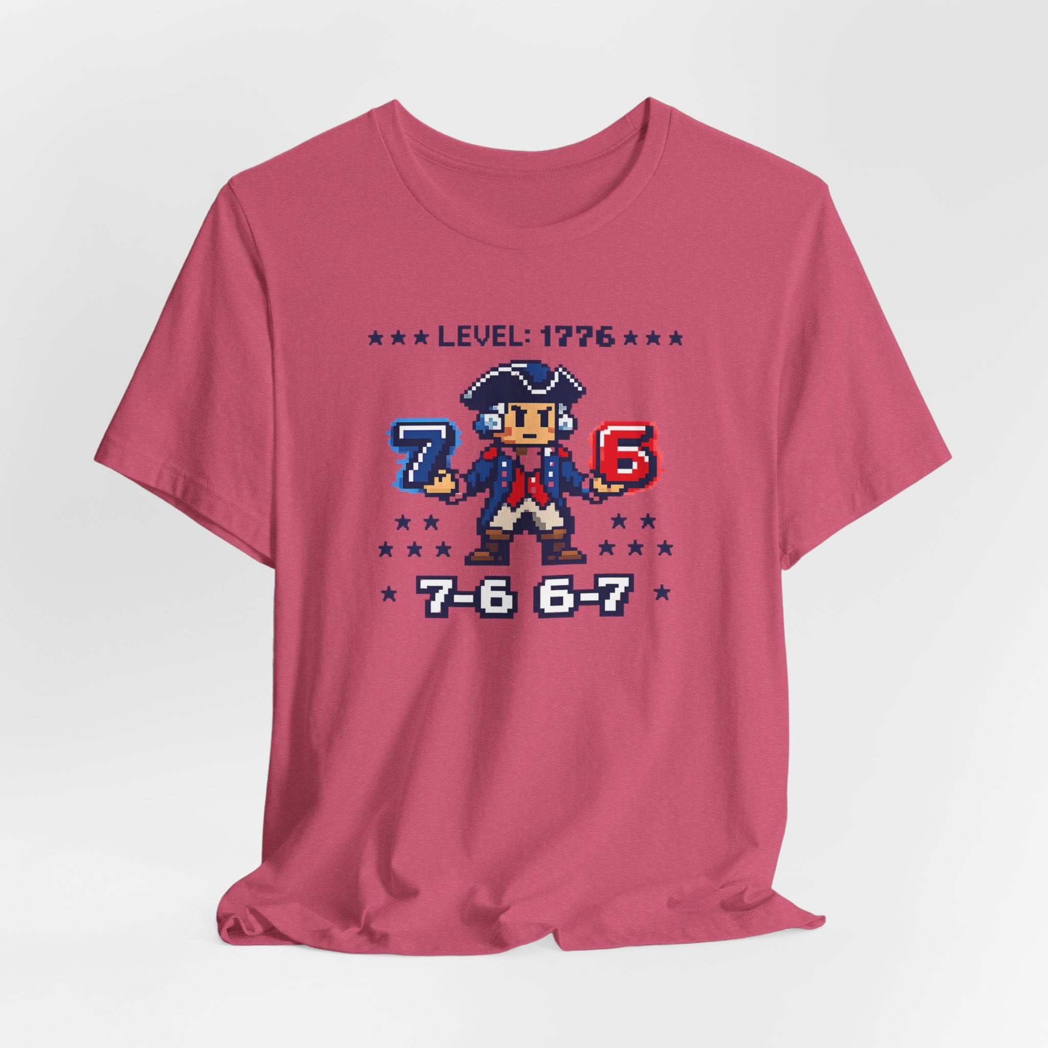 8-Bit George Washington 6-7 7-6 T-Shirt