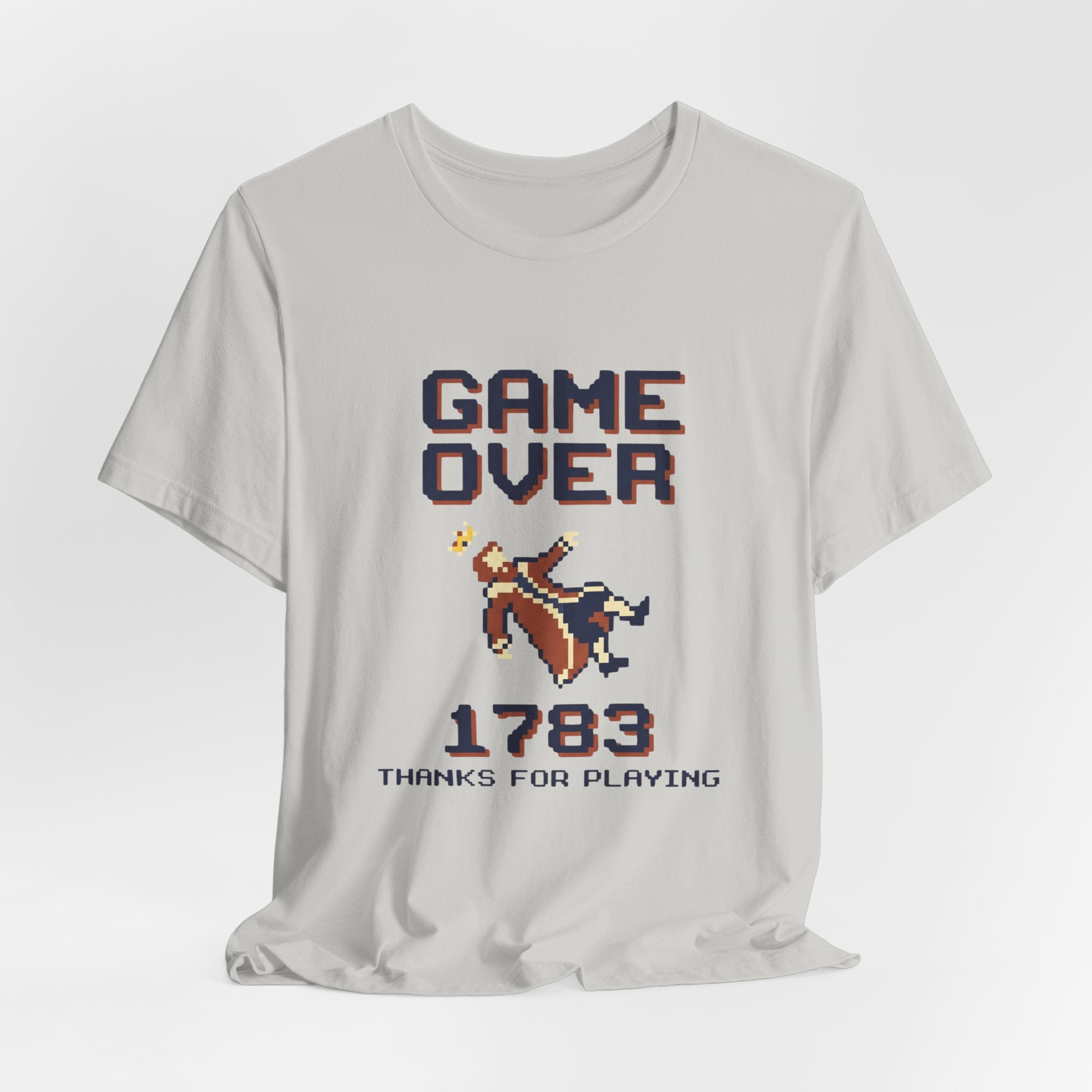 8-Bit Game Over King George 1783 T-Shirt