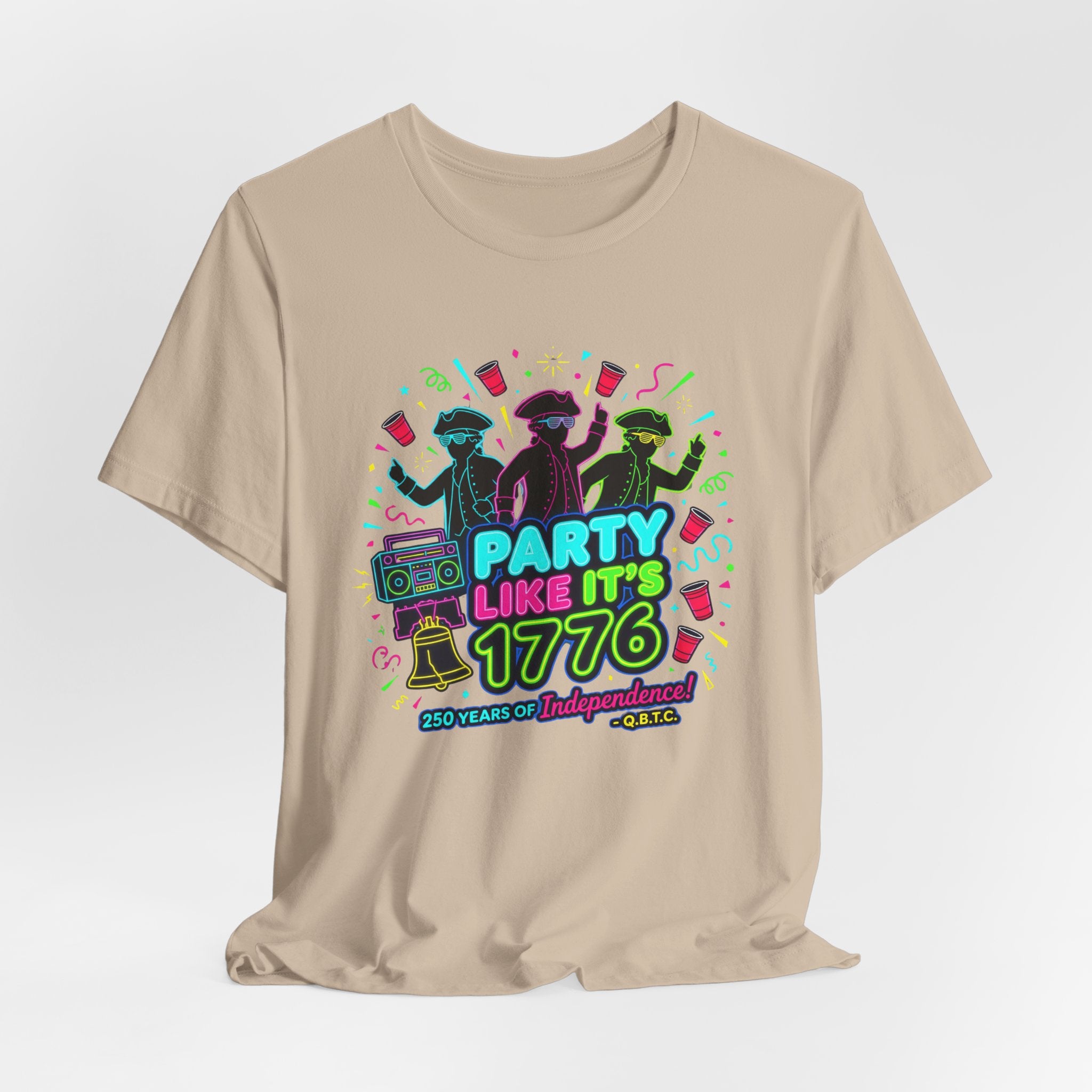 Party Like It's 1776 1980's-Style T-Shirt