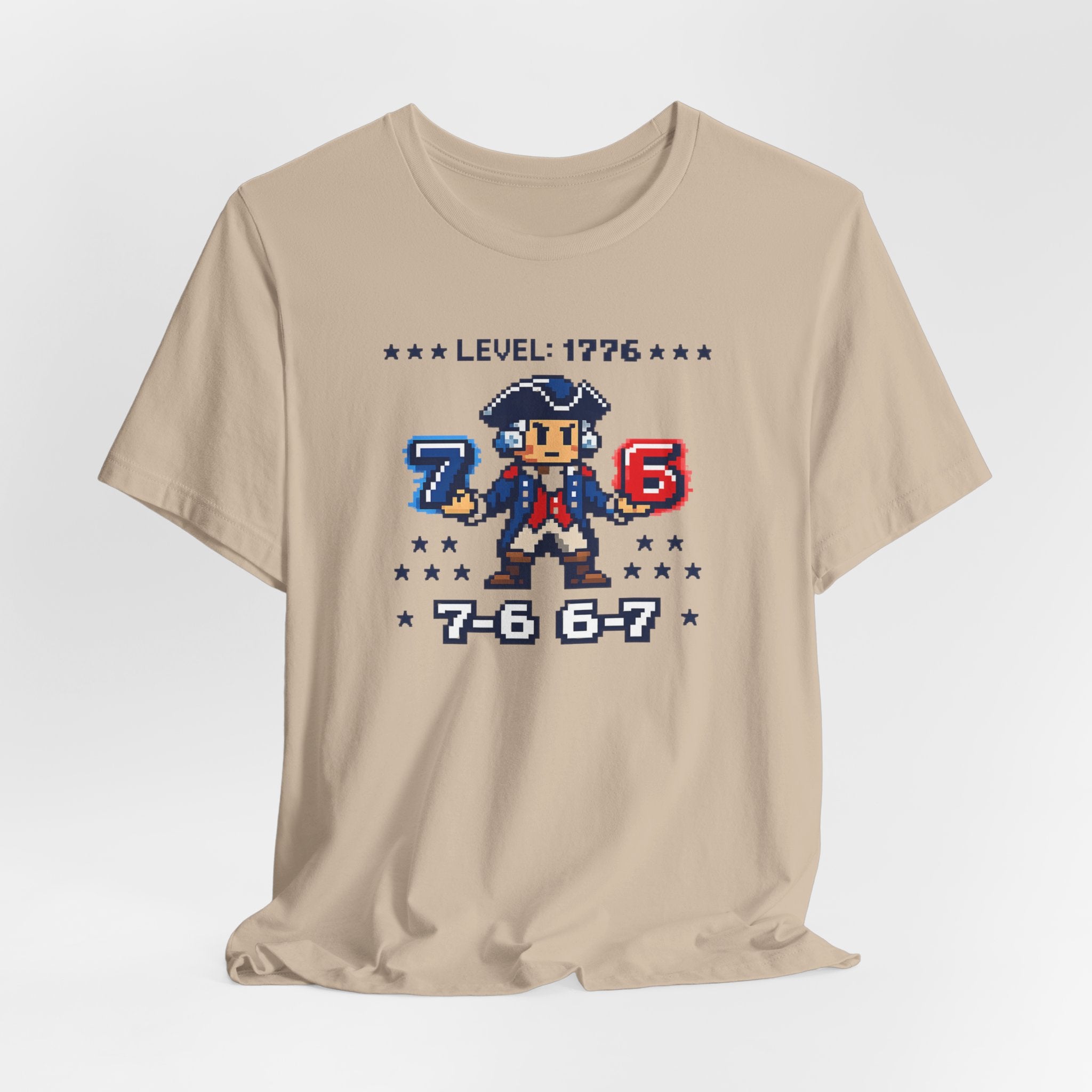8-Bit George Washington 6-7 7-6 T-Shirt