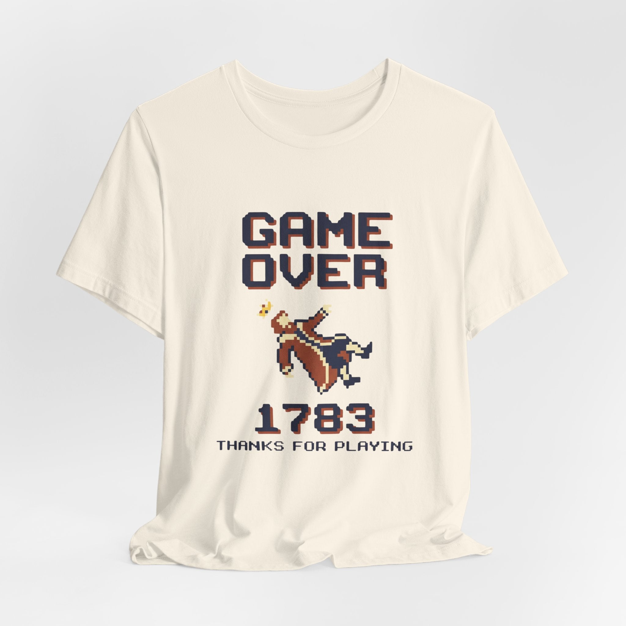 8-Bit Game Over King George 1783 T-Shirt
