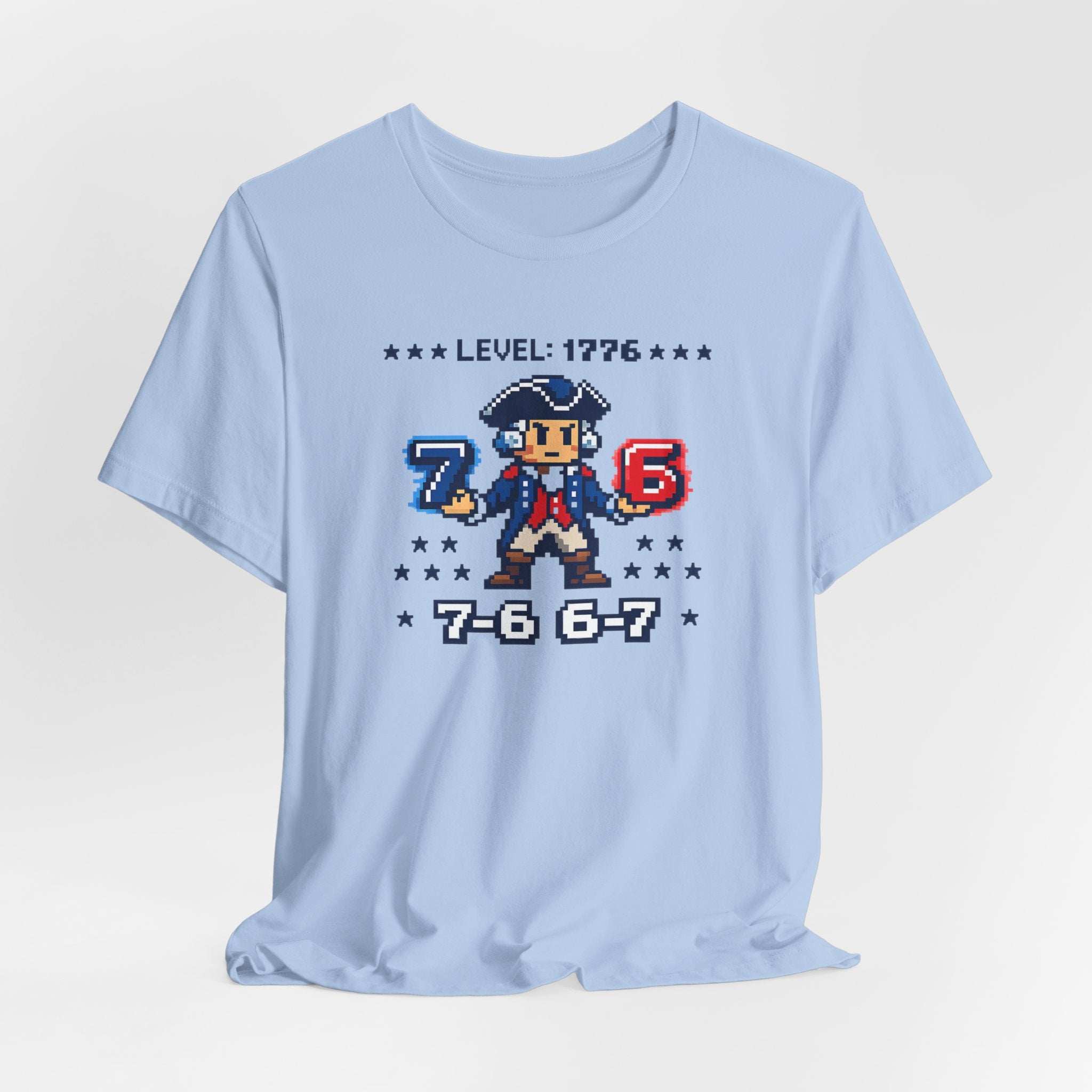 8-Bit George Washington 6-7 7-6 T-Shirt