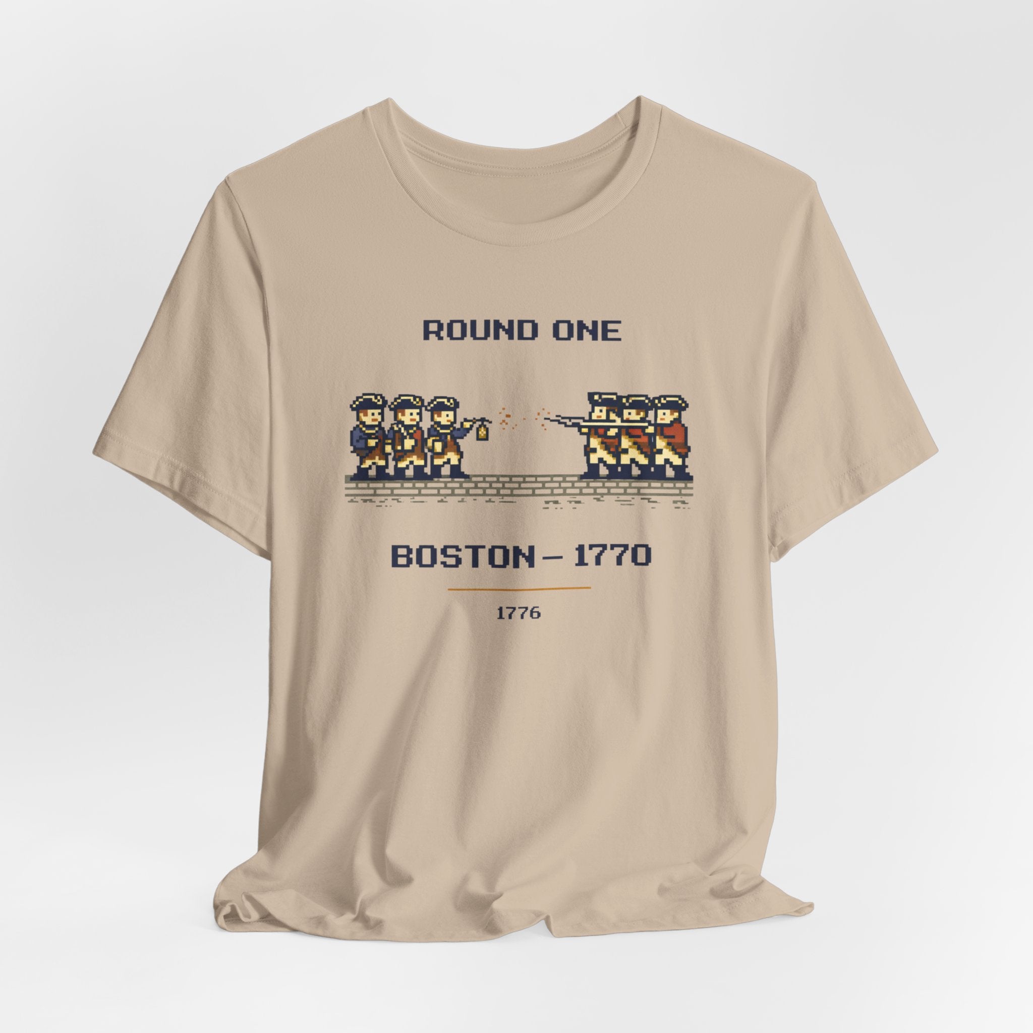8-Bit Boston Round One 1770 T-Shirt