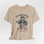 The Minutemen We'll Be There - Give Us a Minute Minimalist T-Shirt