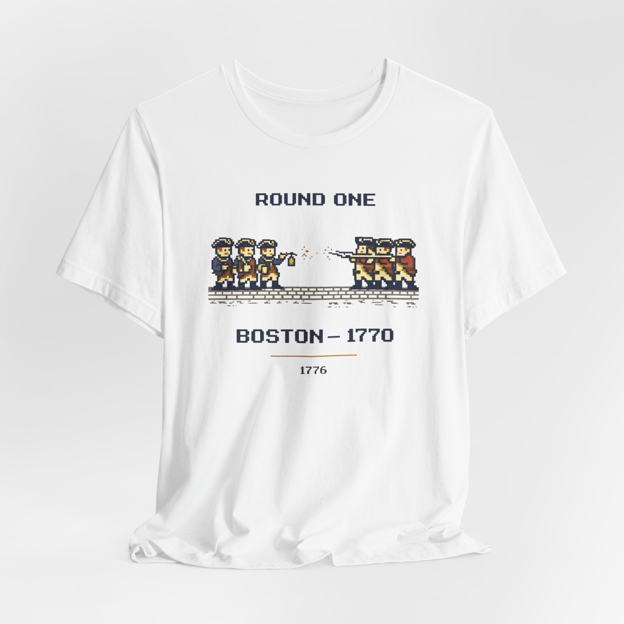 8-Bit Boston Round One 1770 T-Shirt