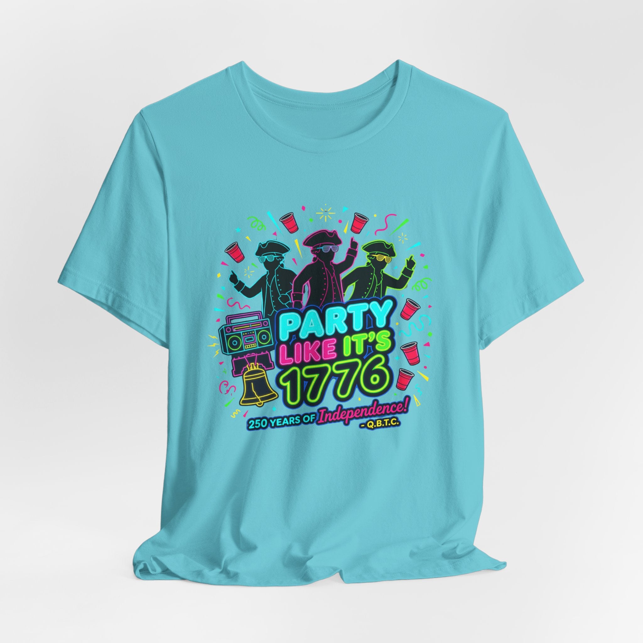 Party Like It's 1776 1980's-Style T-Shirt