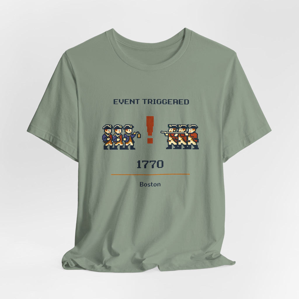 8-Bit Event Triggered Boston 1770 T-Shirt