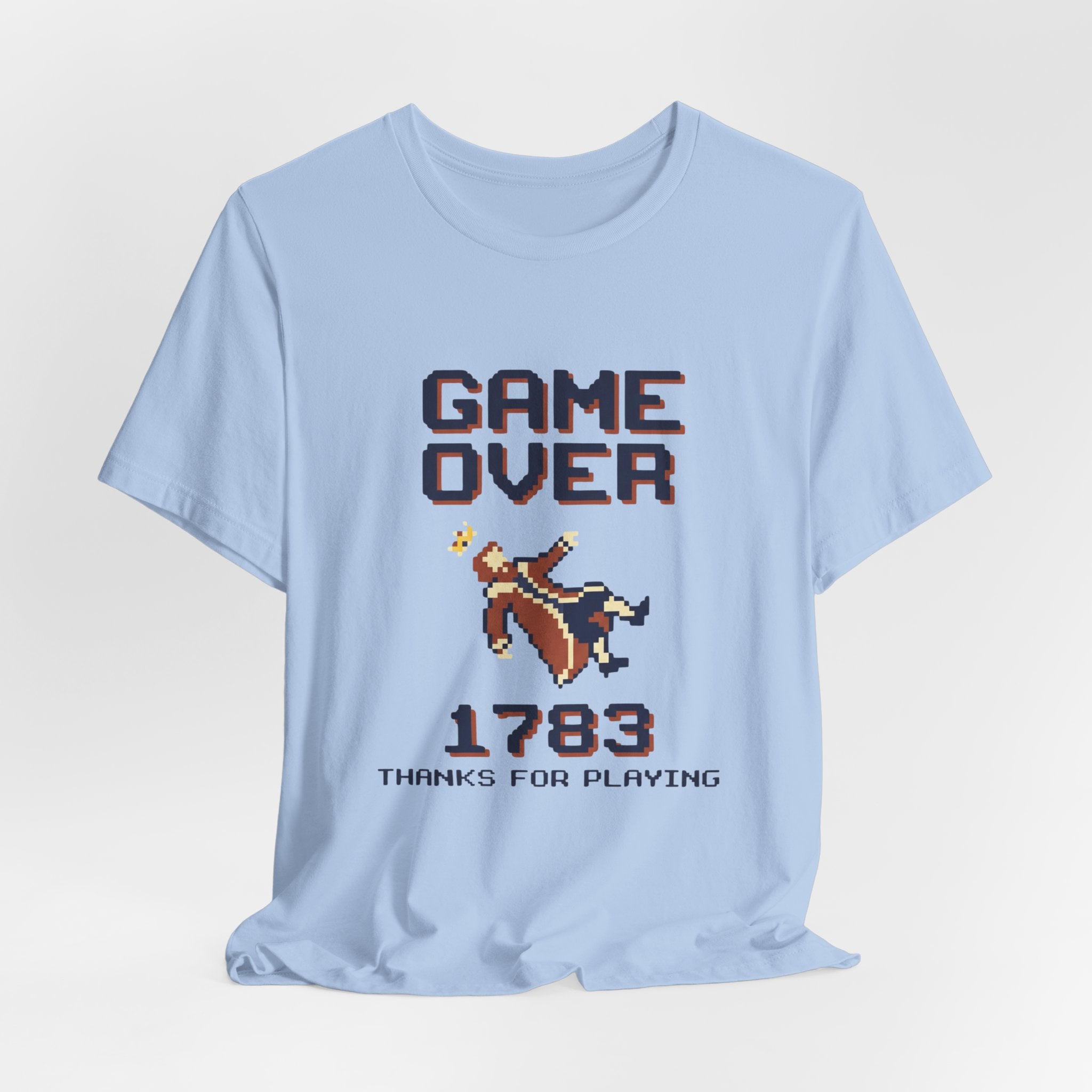 8-Bit Game Over King George 1783 T-Shirt