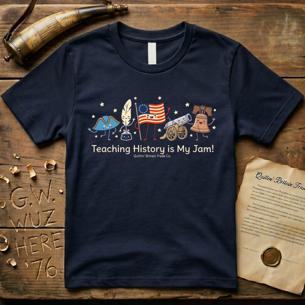 Teaching History is My Jam School Teacher Dark T-Shirt