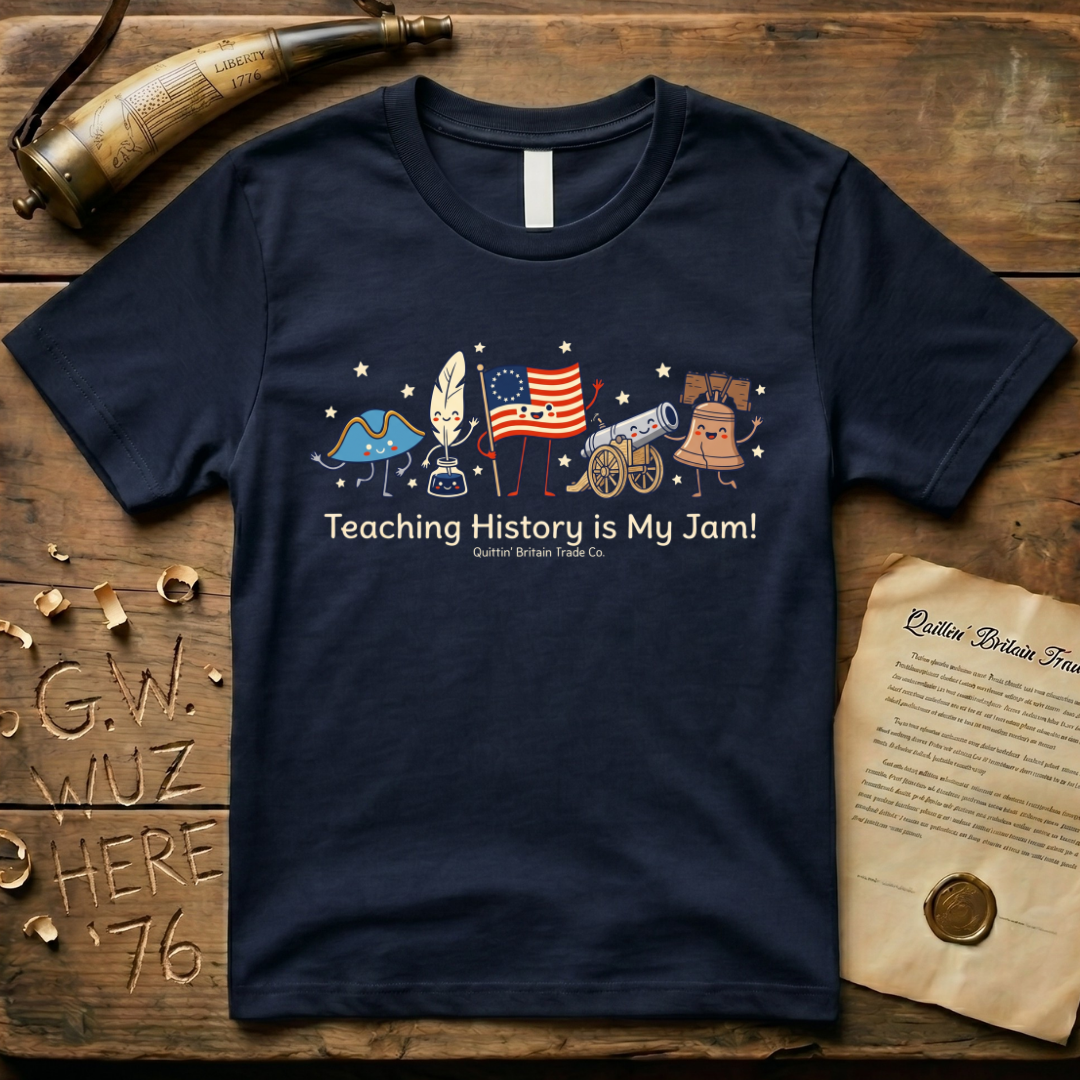Teaching History is My Jam School Teacher Dark T-Shirt