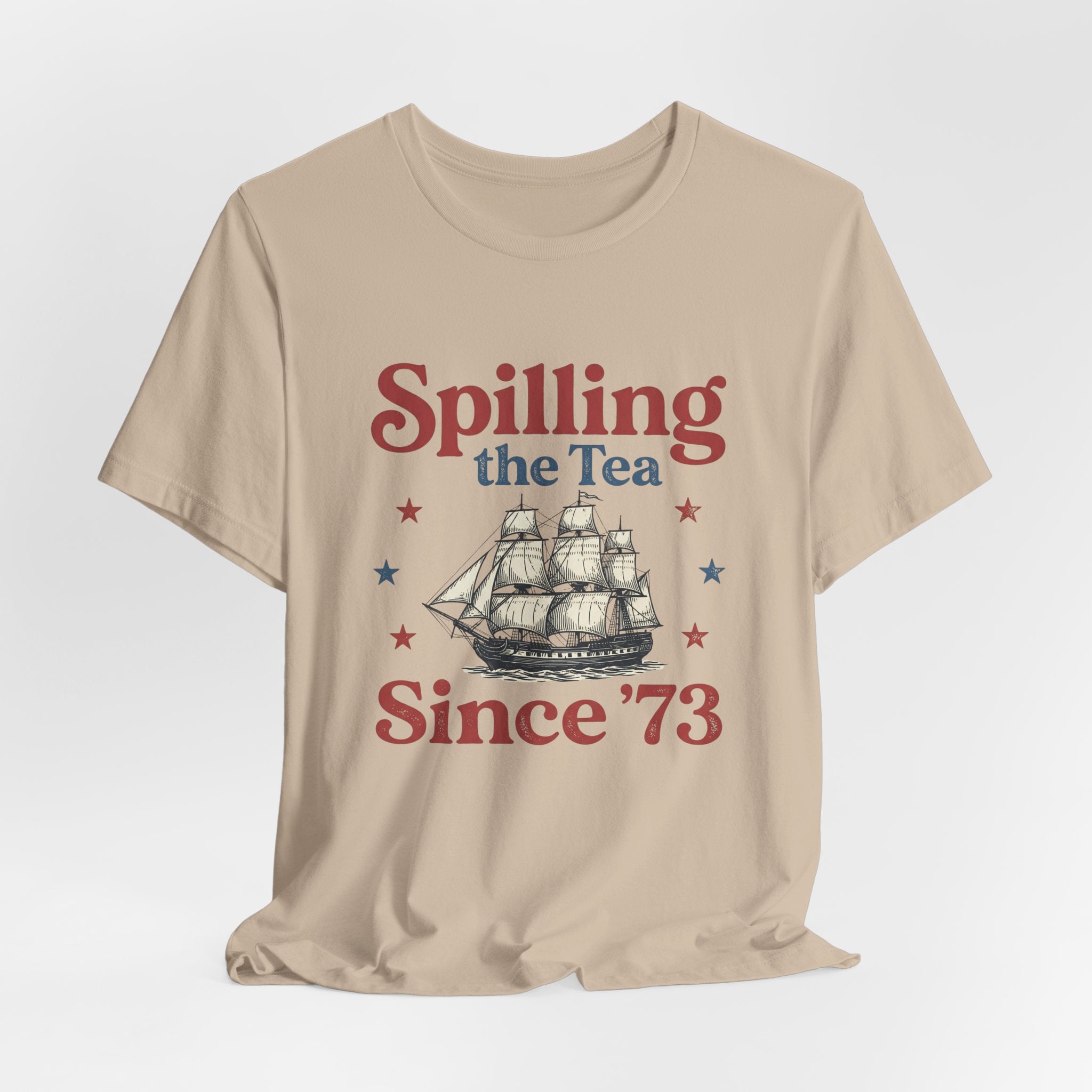 Spilling The Tea Since '73 Classic Cargo Ship T-Shirt