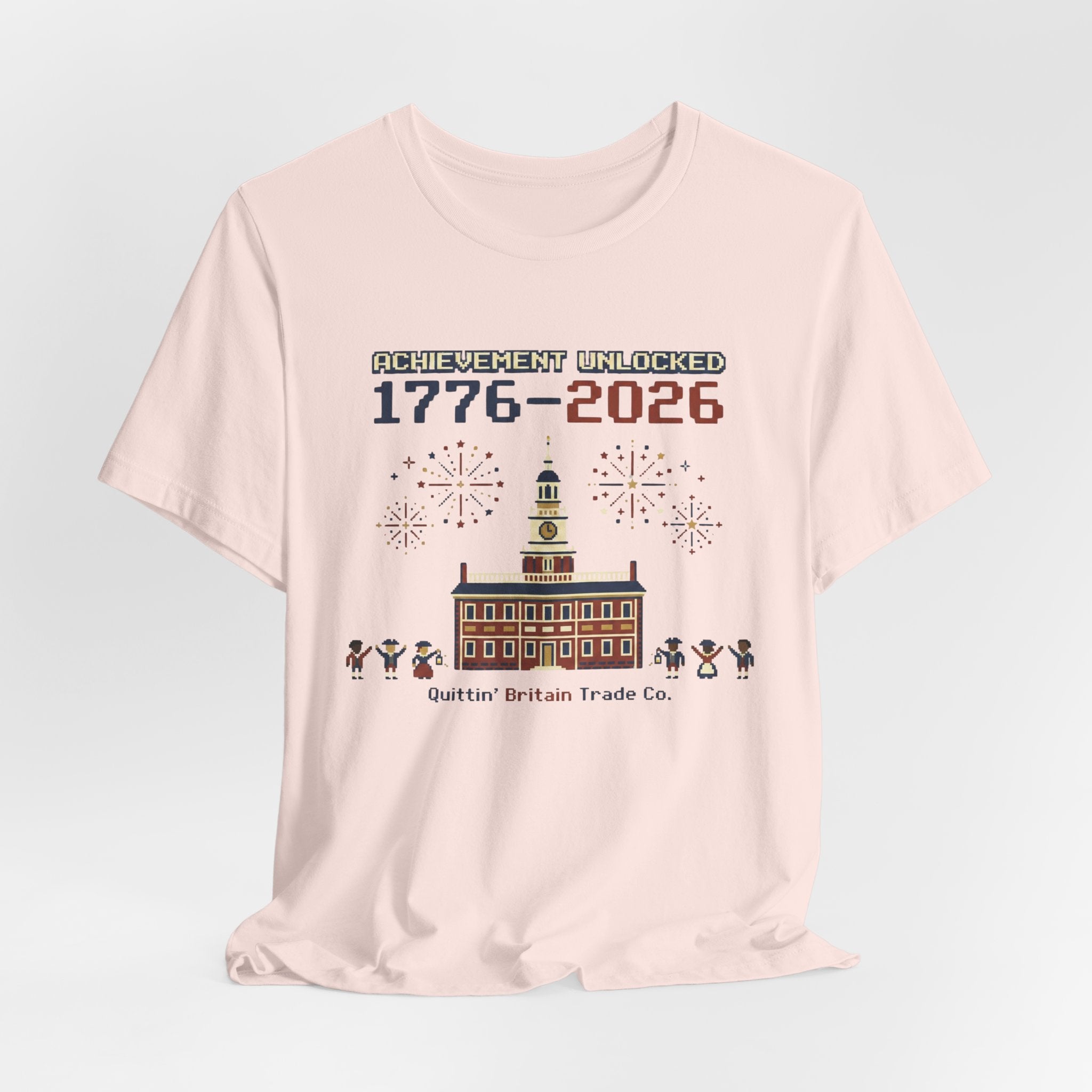 8-Bit Achievement Unlocked Semiquincentennial 1776-2026 T-Shirt