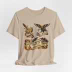 American Traditional Tattoo Quittin' Britain Forever 1776  T-Shirt
