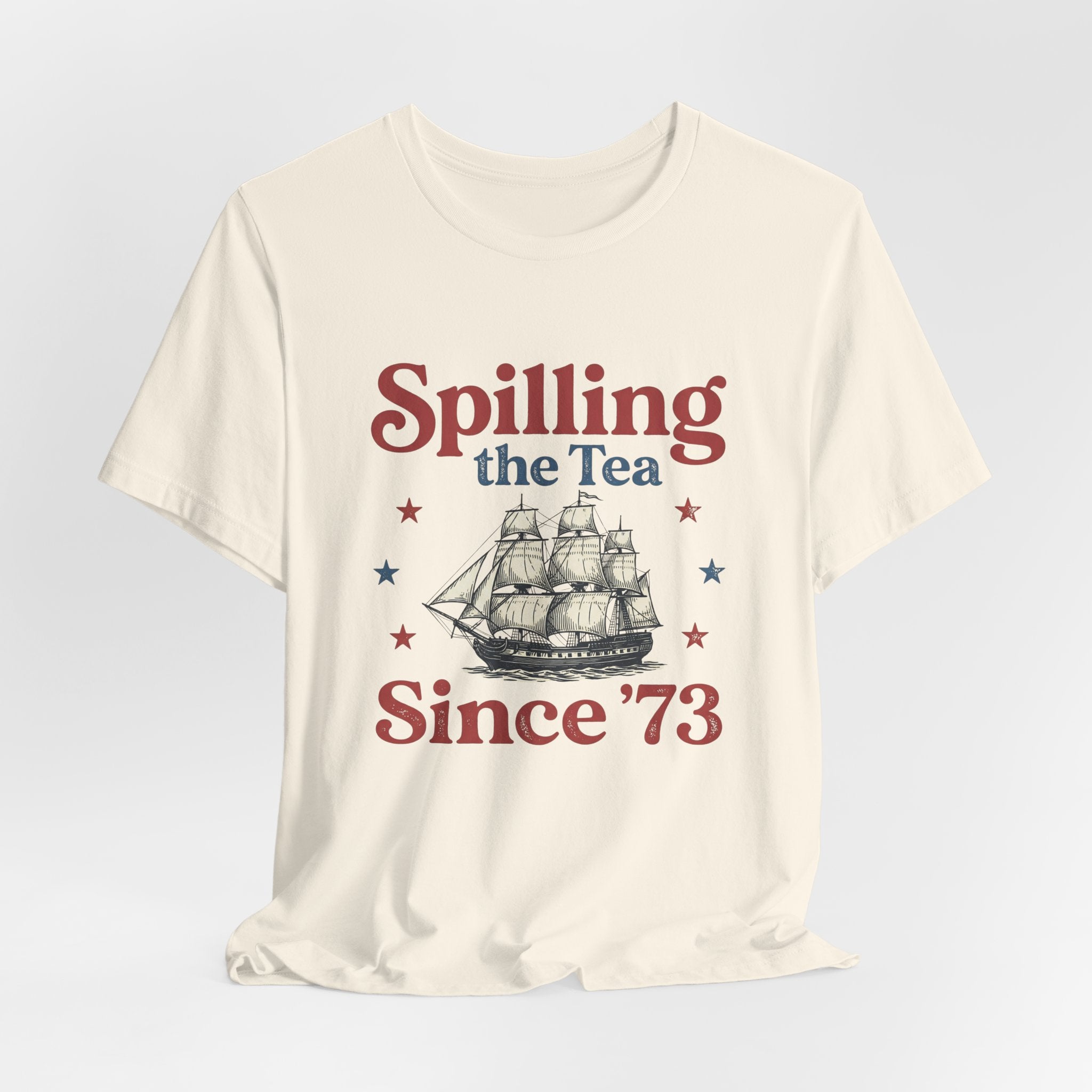 Spilling The Tea Since '73 Classic Cargo Ship T-Shirt
