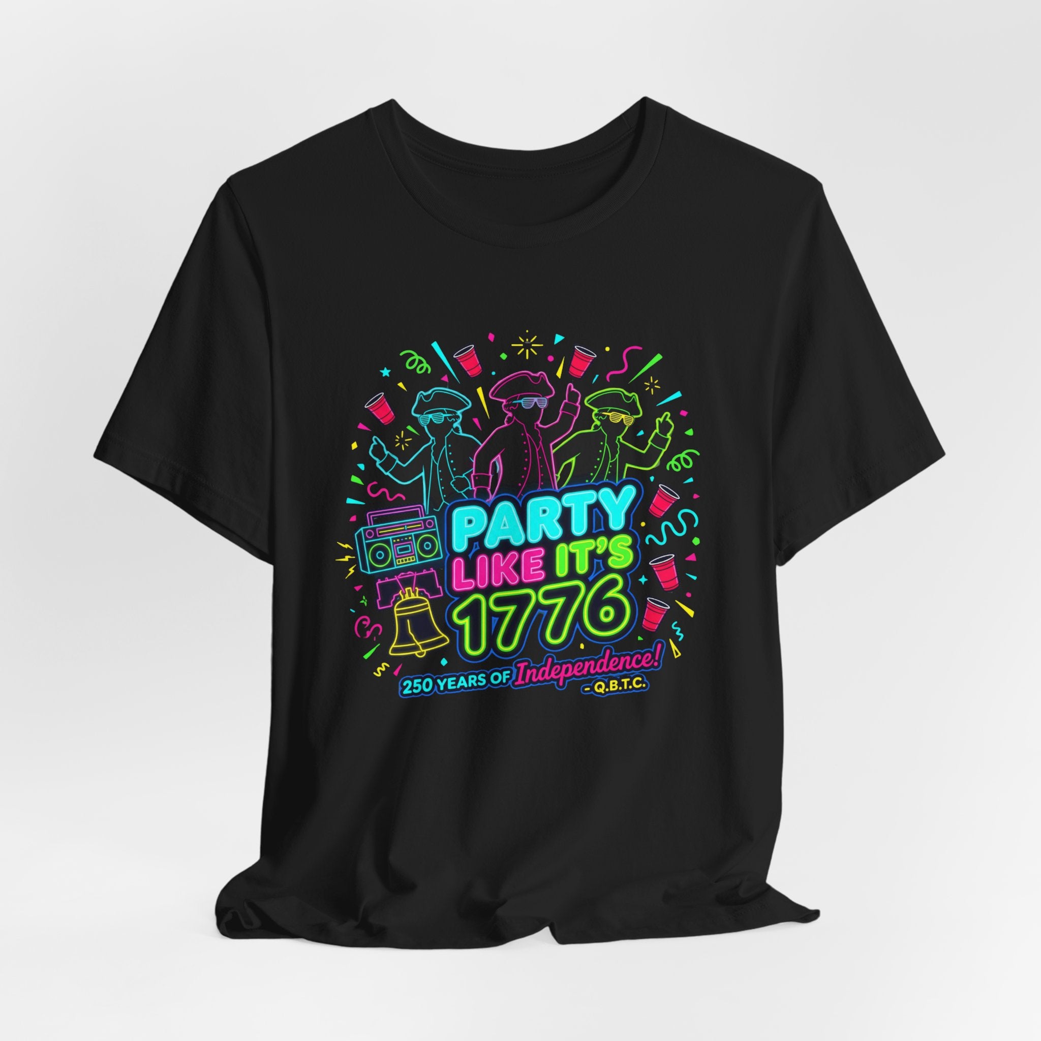 Party Like It's 1776 1980's-Style T-Shirt