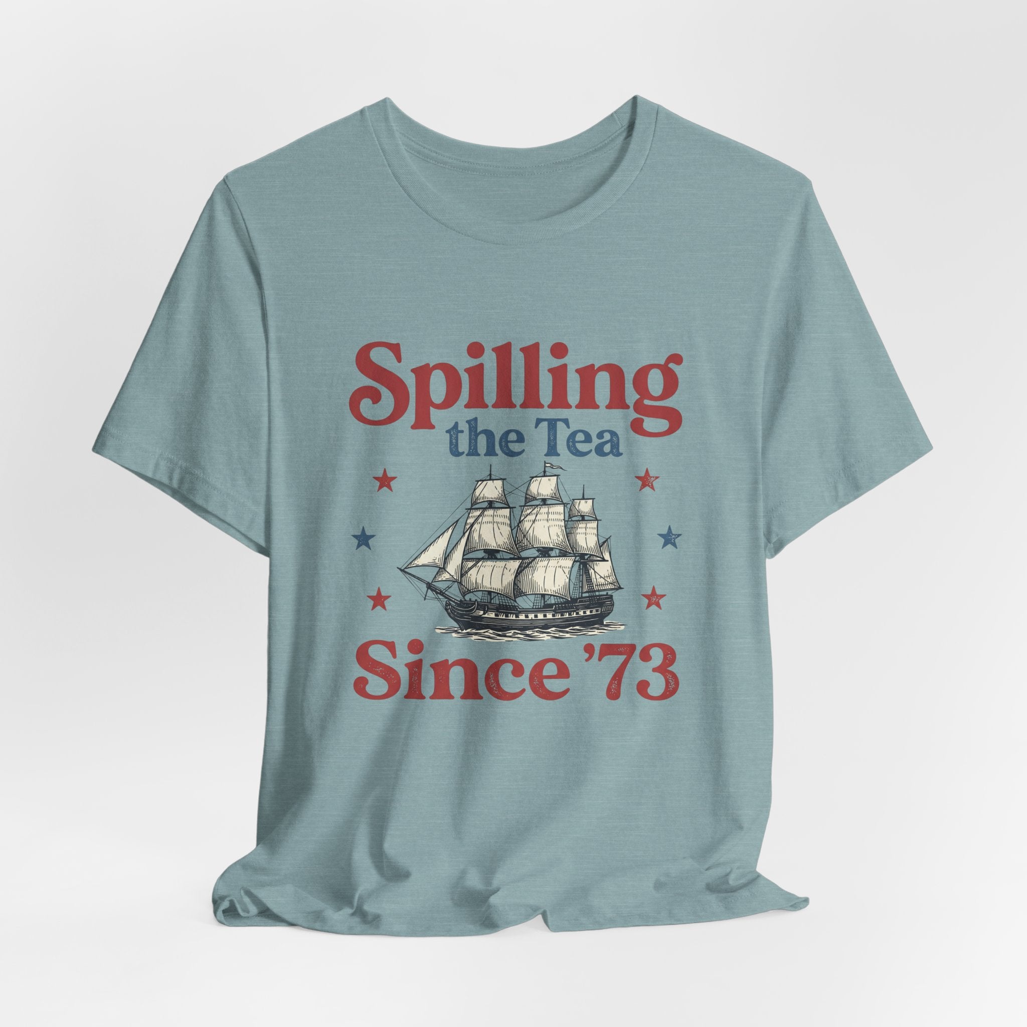 Spilling The Tea Since '73 Classic Cargo Ship T-Shirt