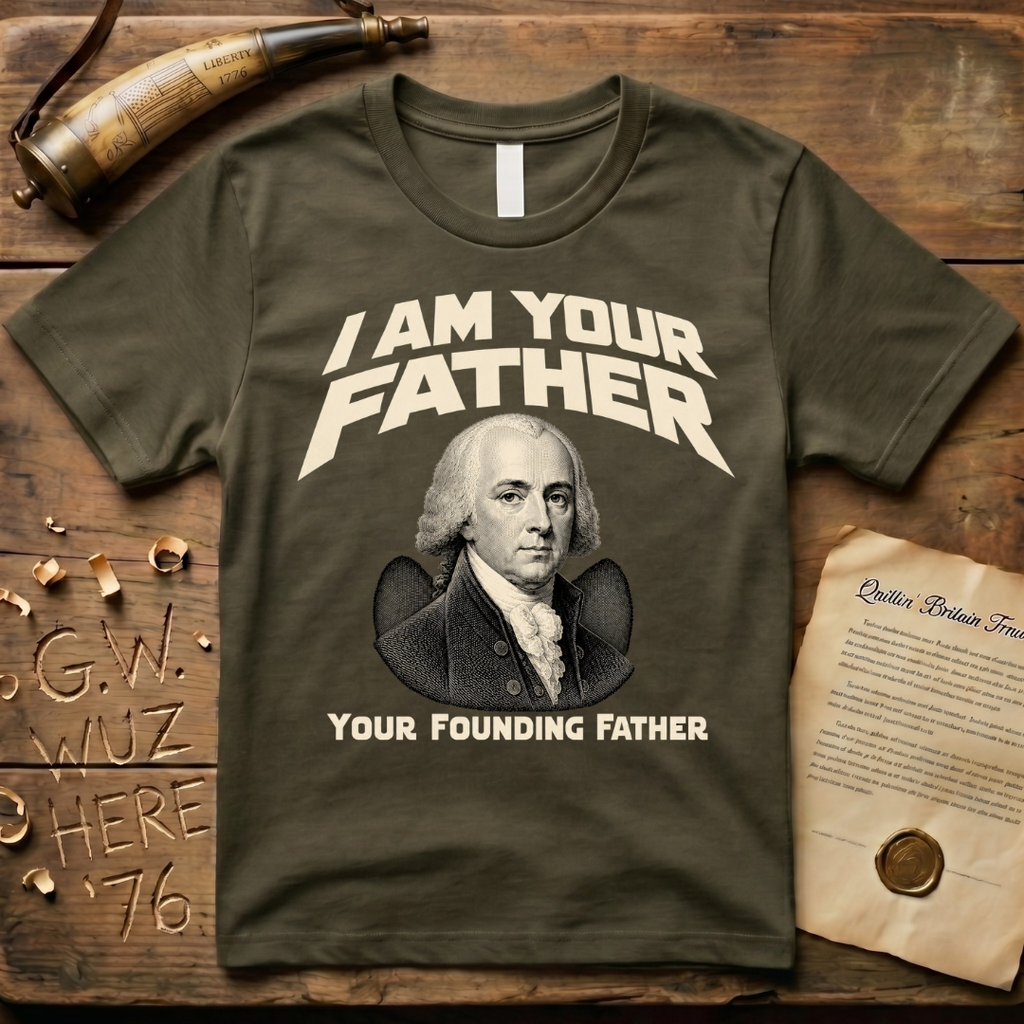 James Madison I Am Your Founding Father Dark Father's Day T-Shirt