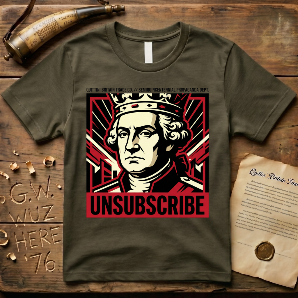 Unsubscribe Semiquincentennial Propaganda Dept. T-Shirt