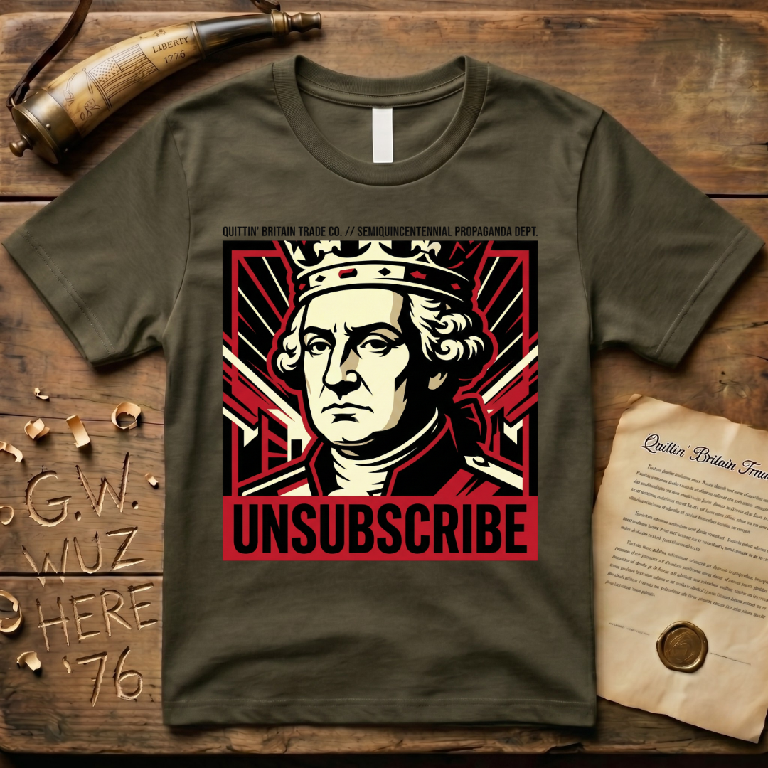 Unsubscribe Semiquincentennial Propaganda Dept. T-Shirt