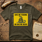 Give Me Fishing or Give Me Death Flag Lure T-Shirt