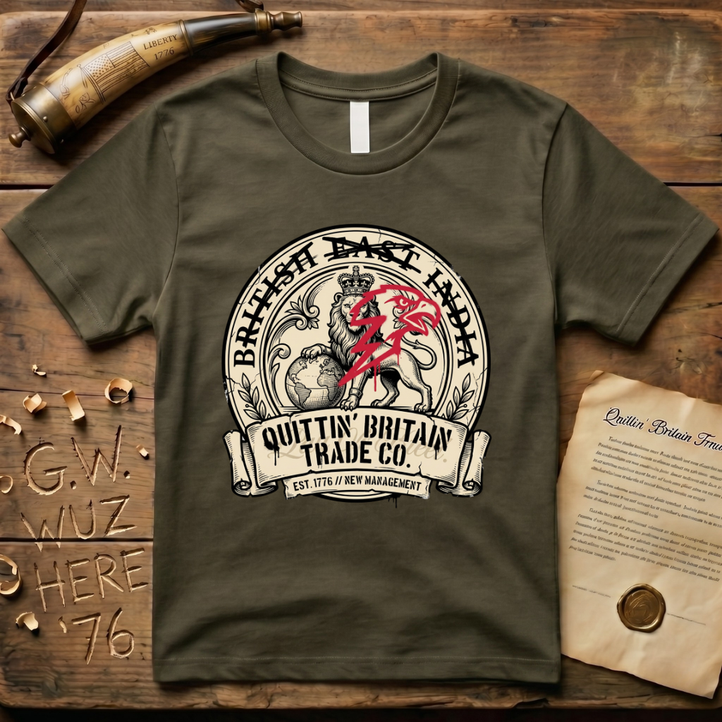 British East India is Under New Management Eagle 1776 T-Shirt