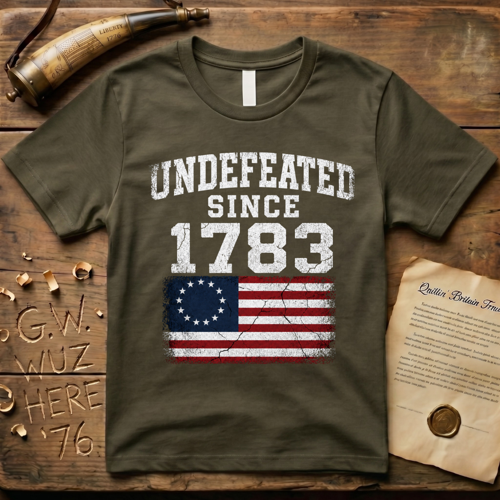 America Undefeated Since 1783 T-Shirt