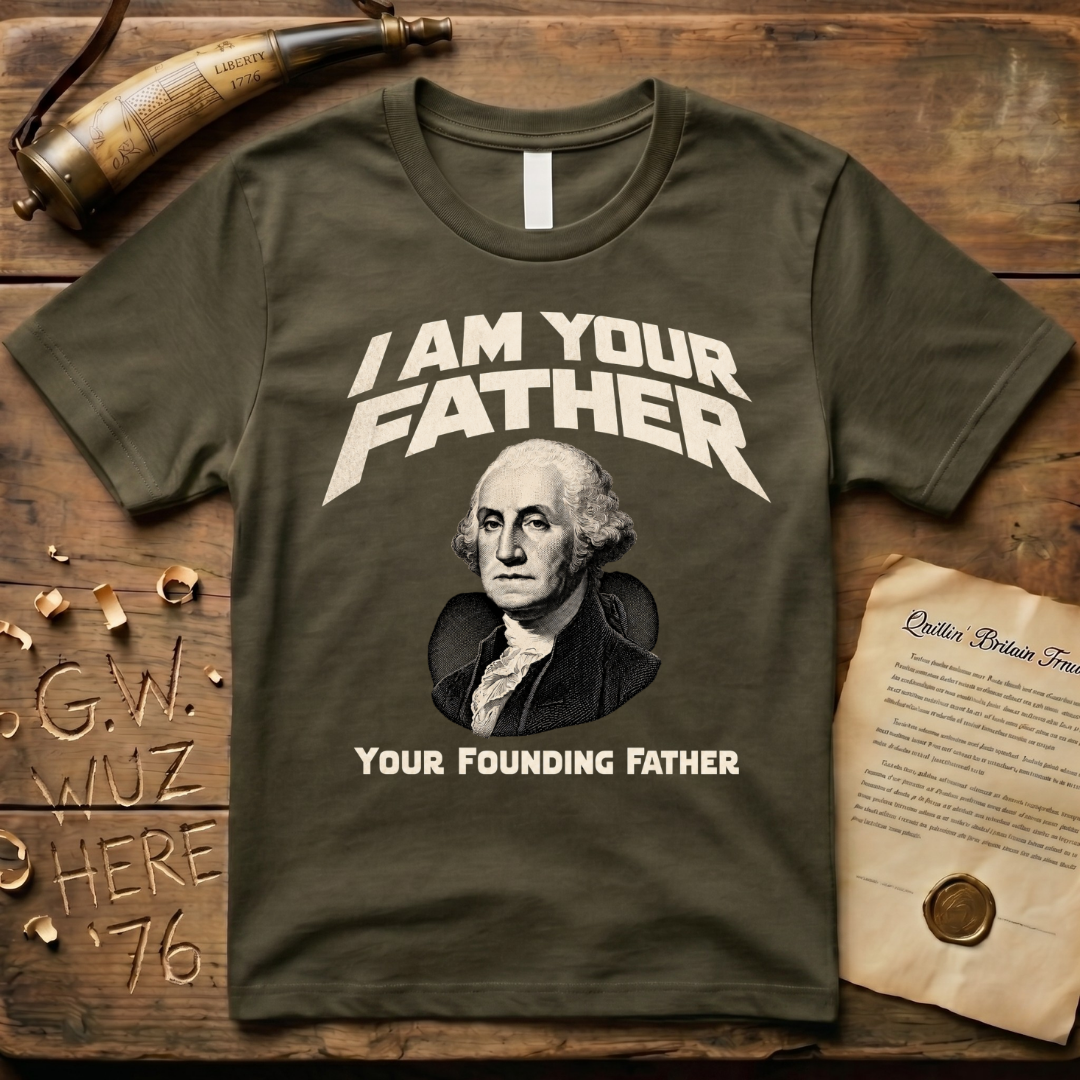 George Washington I Am Your Founding Father Dark Father's Day T-Shirt