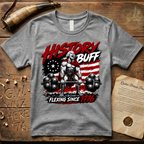 History Buff Flexing Since 1776 Spartan Lifting T-Shirt