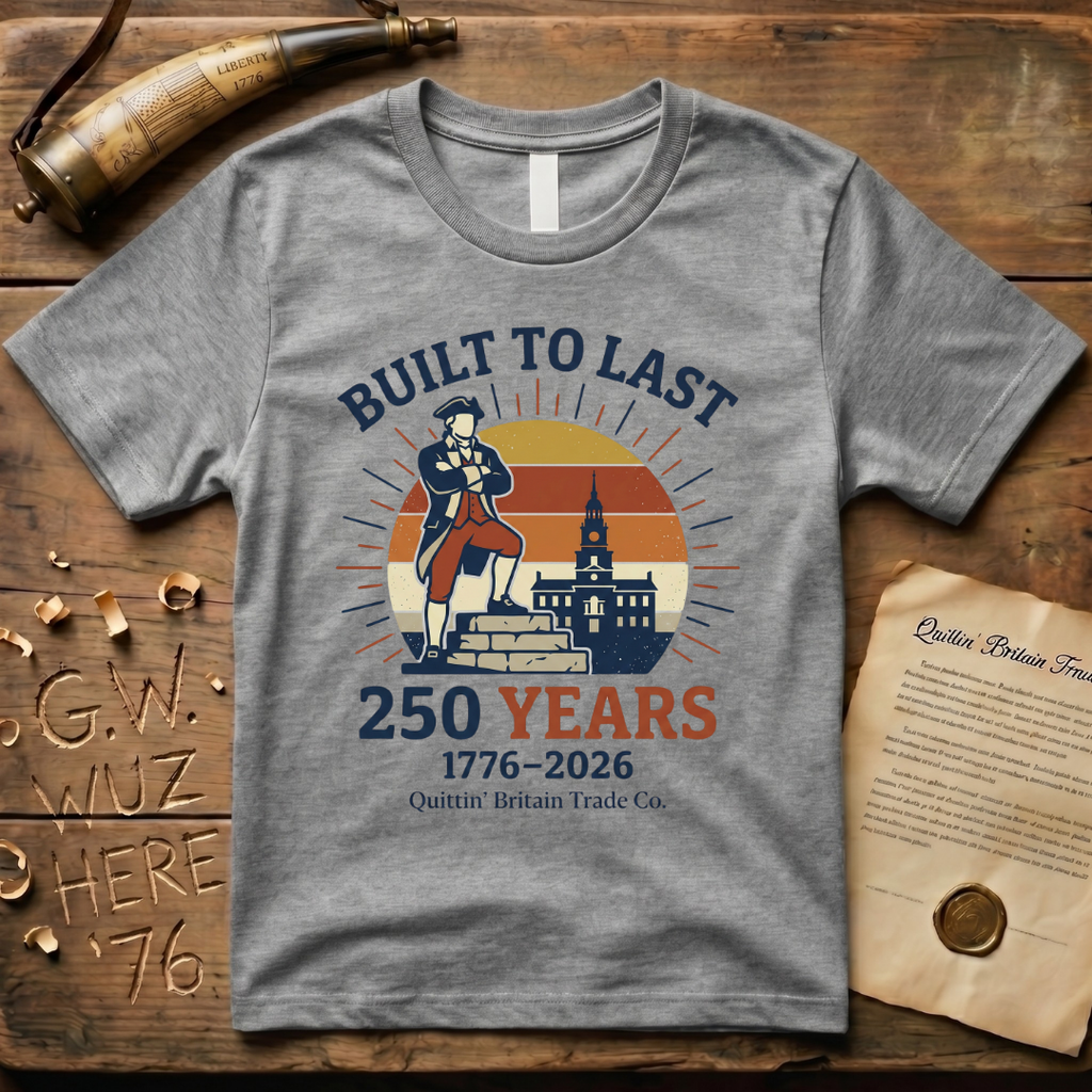 Semiquincentennial Built To Last 250 Years 1776-2026 T-Shirt