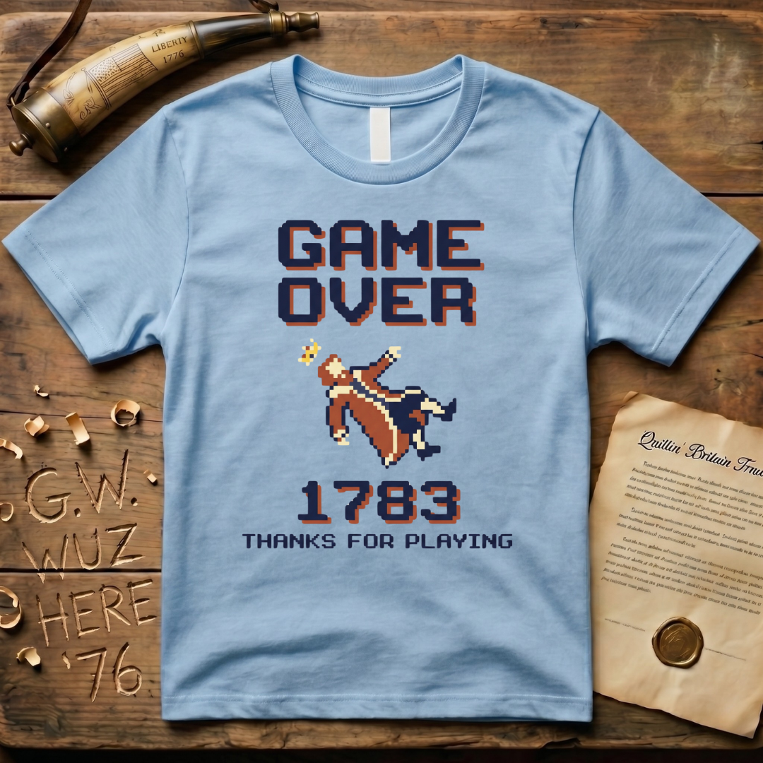 8-Bit Game Over King George 1783 T-Shirt