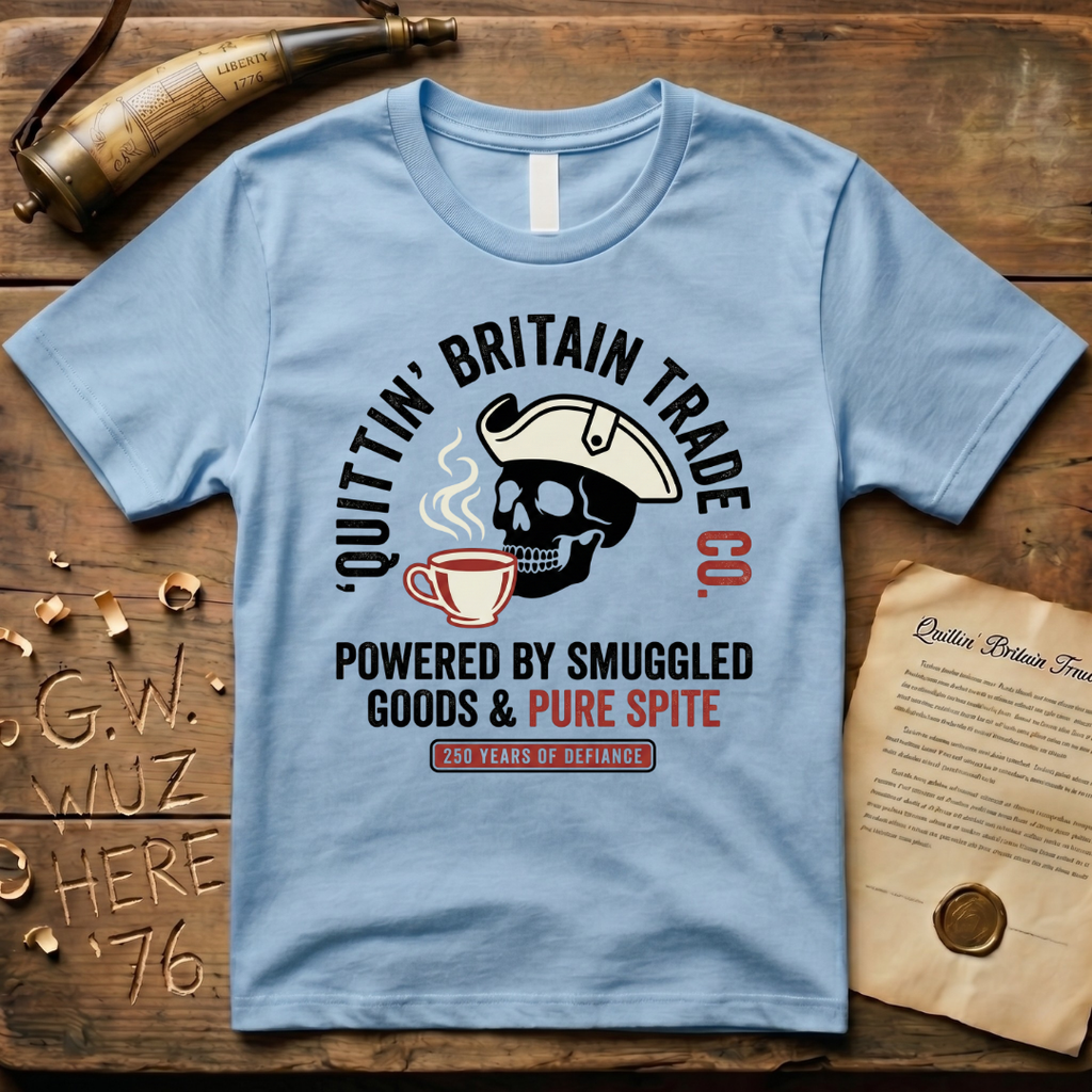 Quittin' Britain Trade Co. 250 Years of Pure Spite Skull T-Shirt