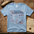 Retro 1976 Bicentennial Celebration Freedom, Fireworks, Forever T-Shirt