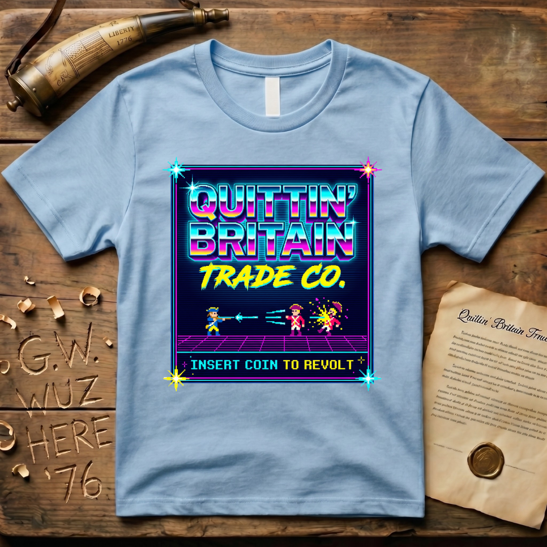 8-Bit Insert Coin To Revolt Arcade-Style T-Shirt