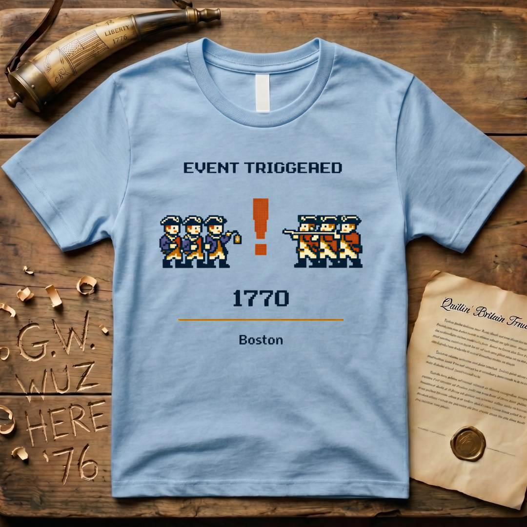 8-Bit Event Triggered Boston 1770 T-Shirt