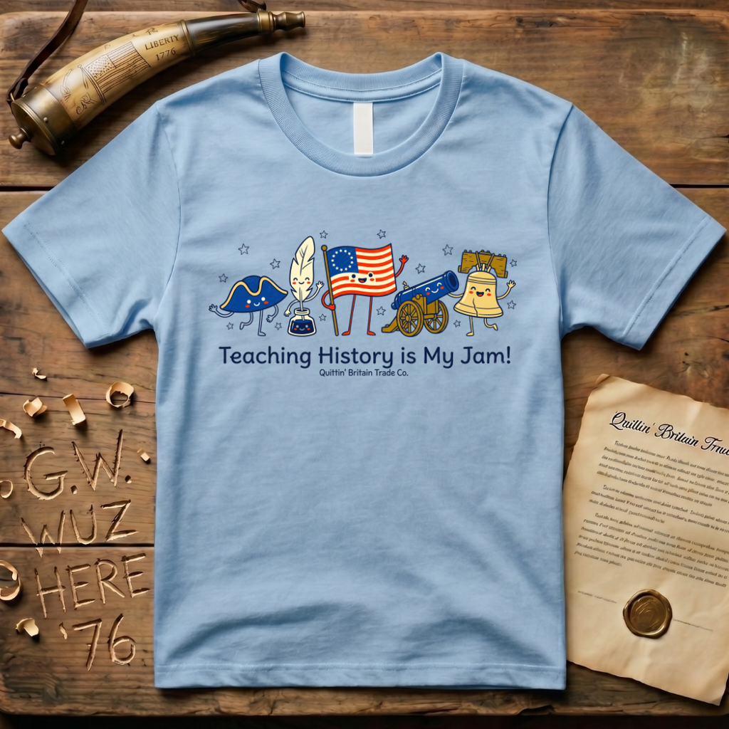 Teaching History is My Jam School Teacher Light T-Shirt