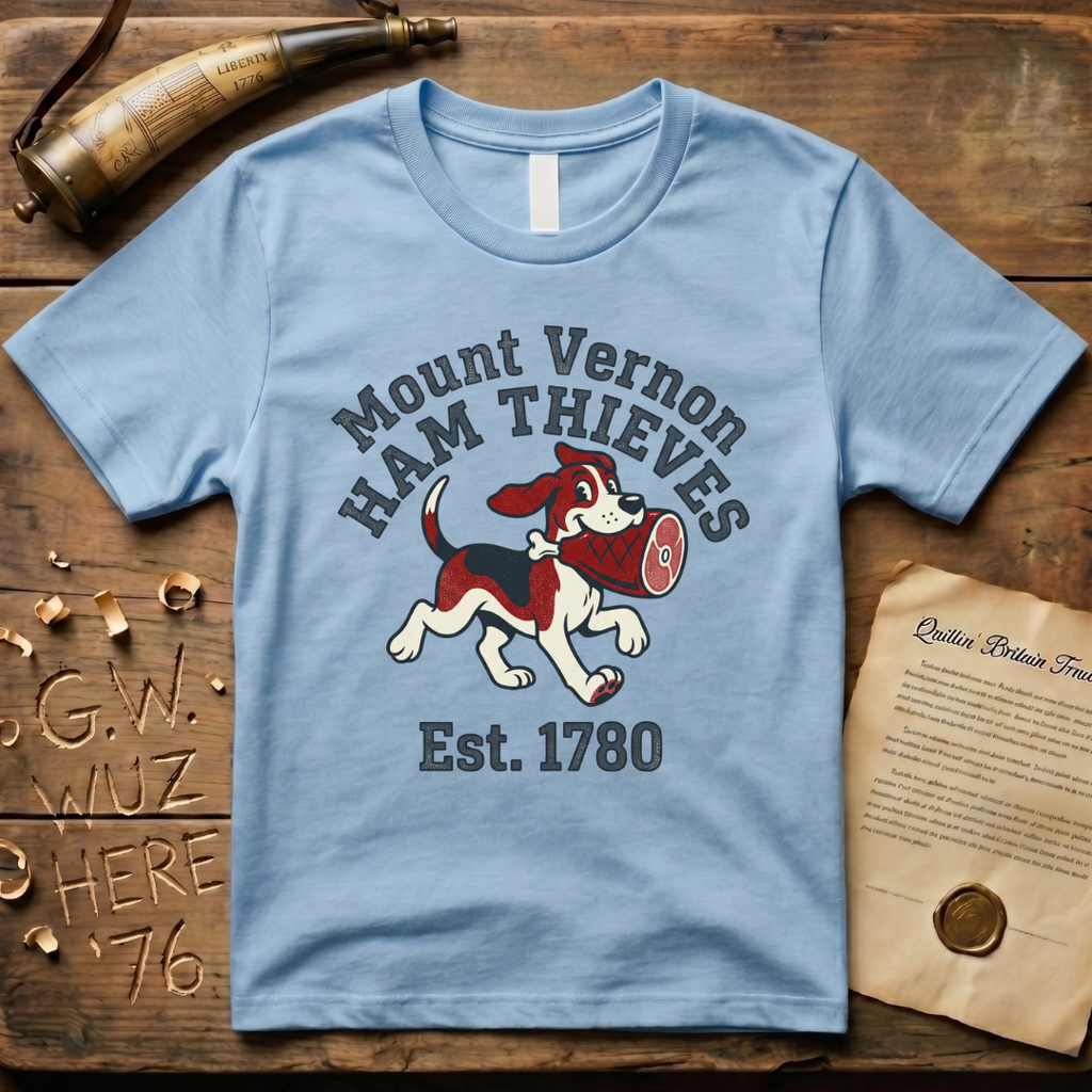 Vulcan - Mount Vernon Ham Thieves Est. 1780 Light T-Shirt