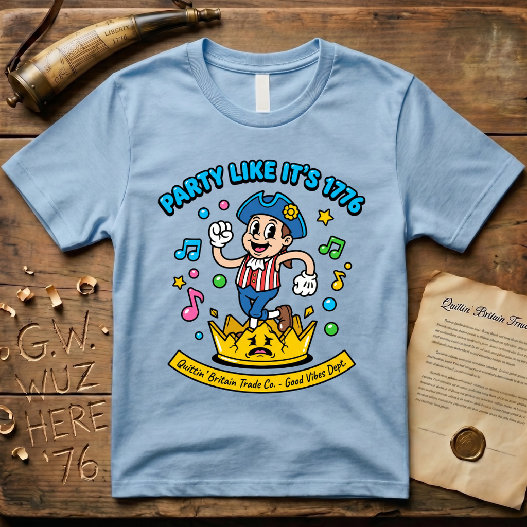 Party Like It's 1776 Rubber Hose Animation T-Shirt