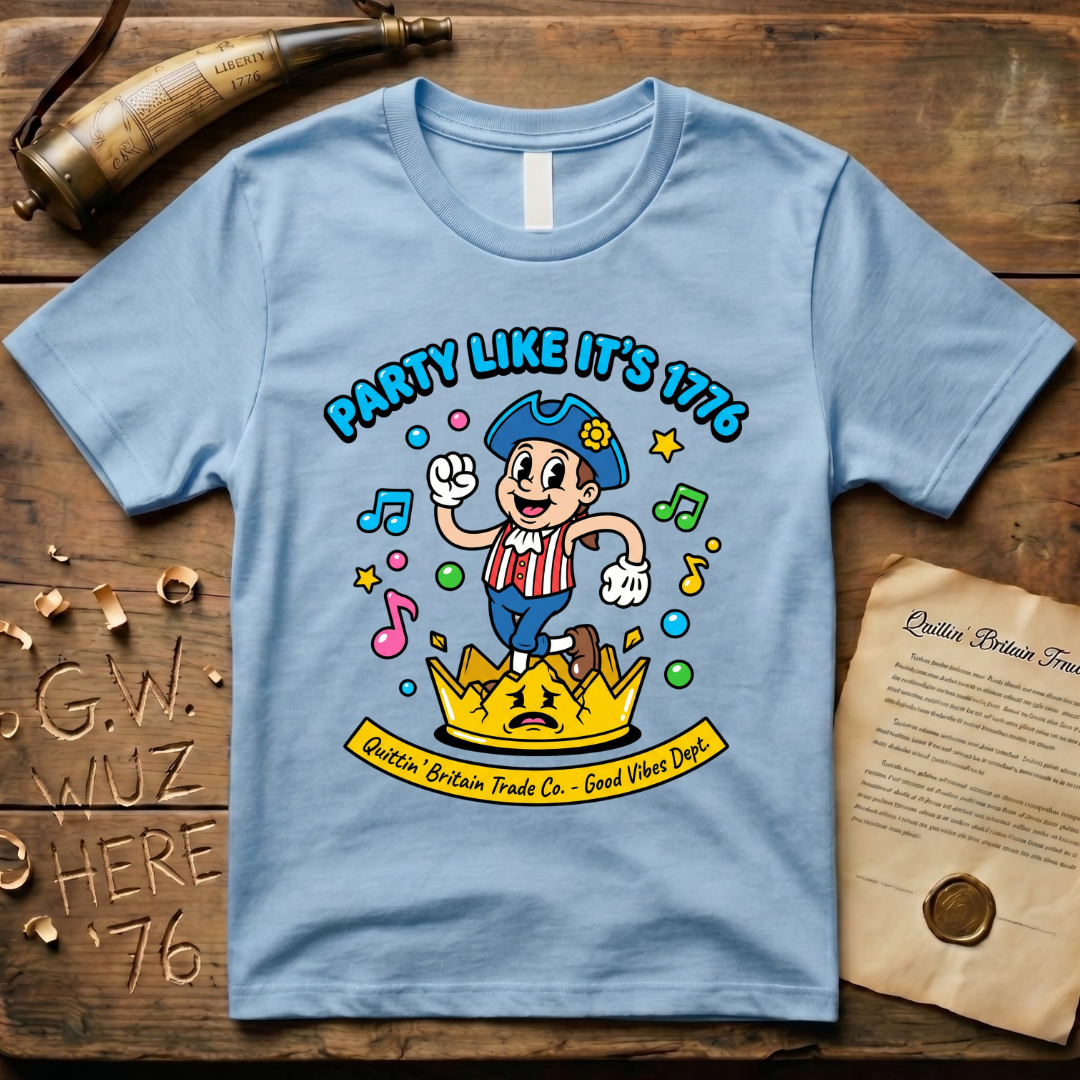Party Like It's 1776 Rubber Hose Animation T-Shirt